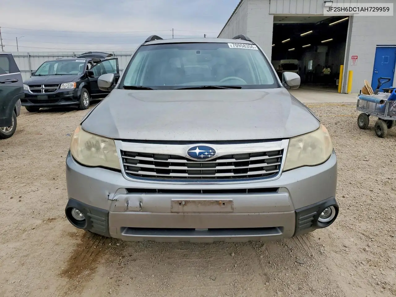 2010 SUBARU FORESTER VIN JF2SH6DC1AH729959 — фото 5