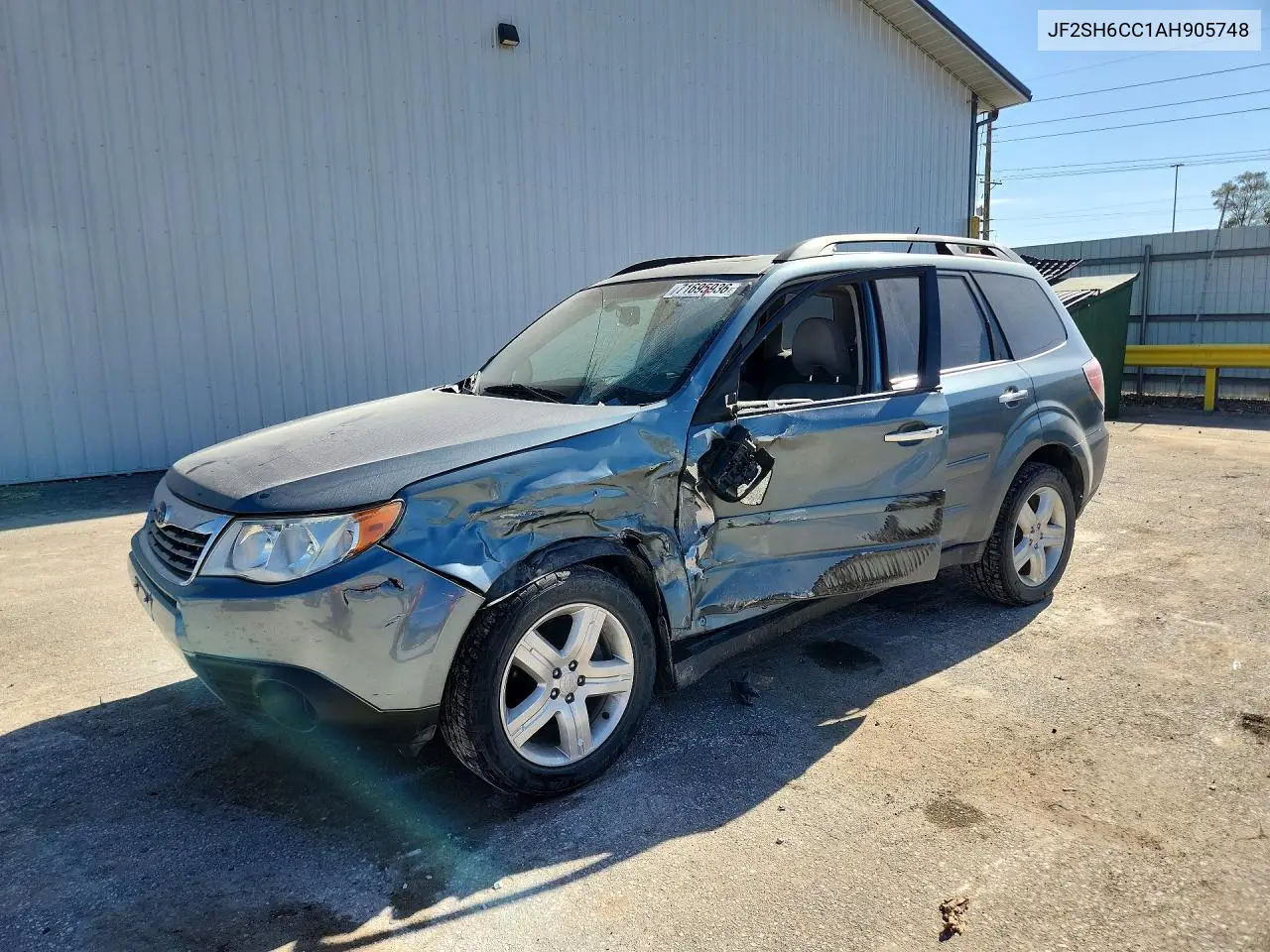 SUBARU FORESTER 2010, VIN JF2SH6CC1AH905748