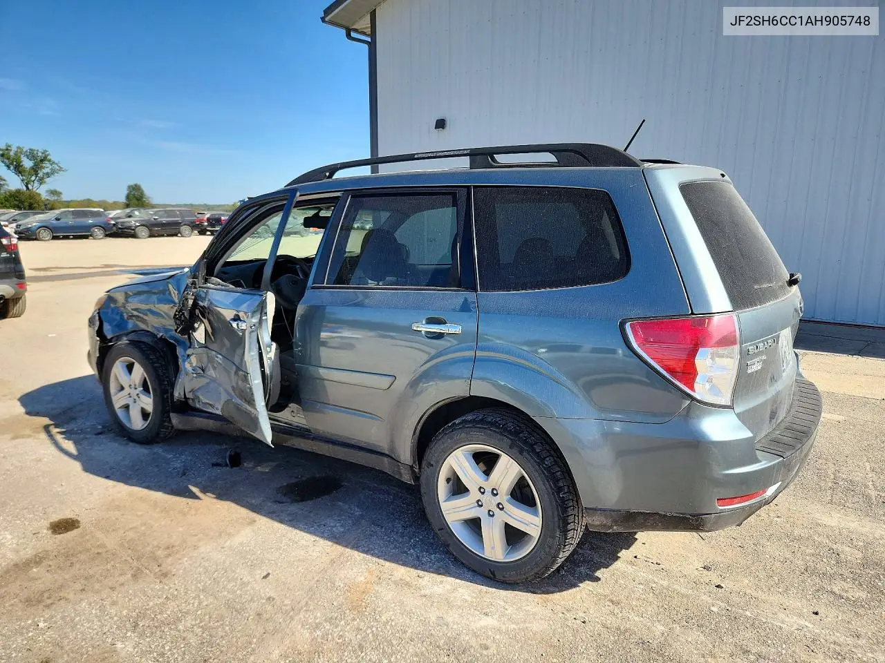 2010 SUBARU FORESTER VIN JF2SH6CC1AH905748 — фото 2