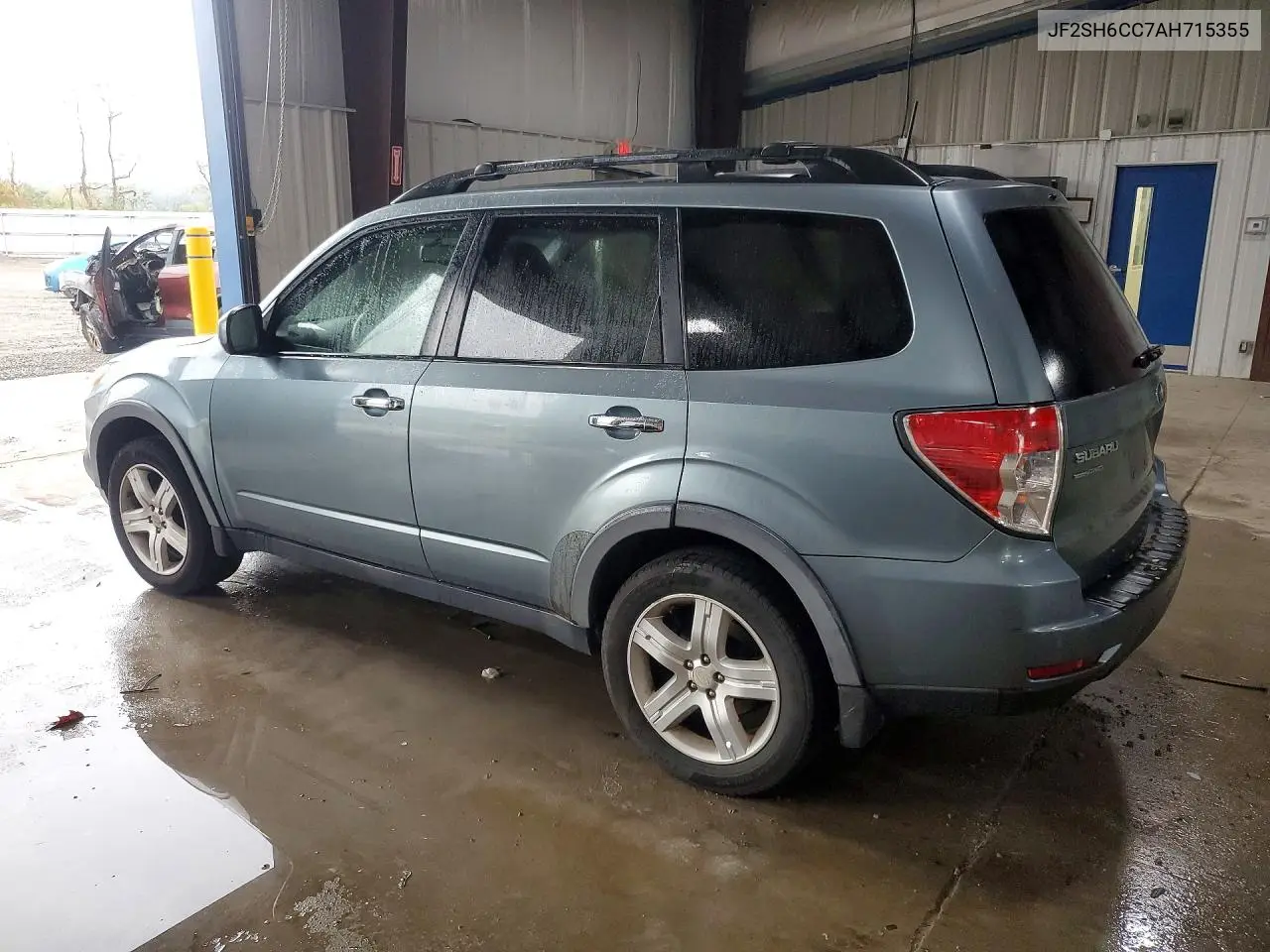2010 SUBARU FORESTER VIN JF2SH6CC7AH715355 — фото 2