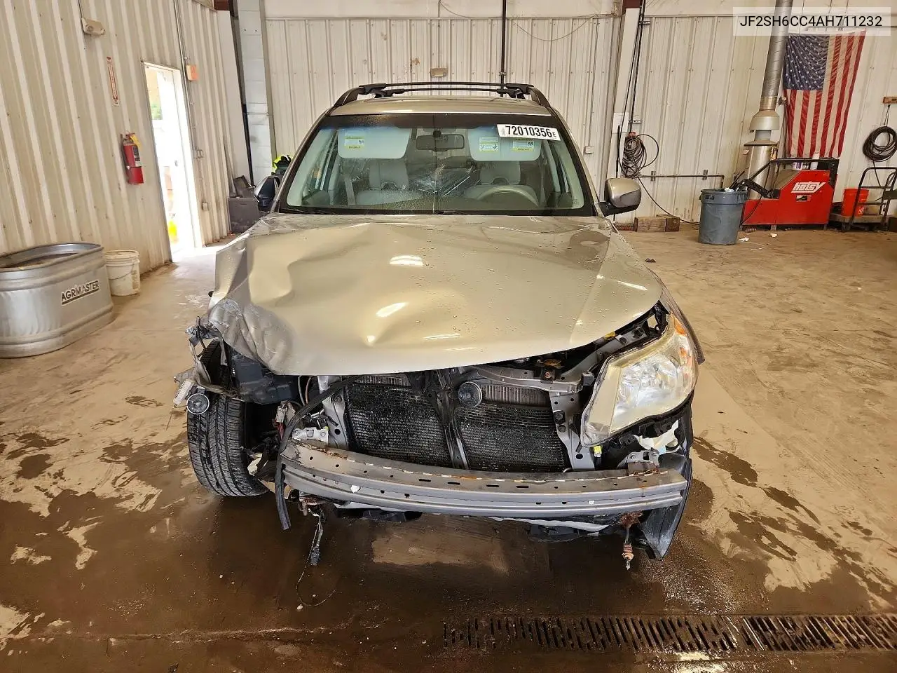 2010 SUBARU FORESTER VIN JF2SH6CC4AH711232 — фото 5