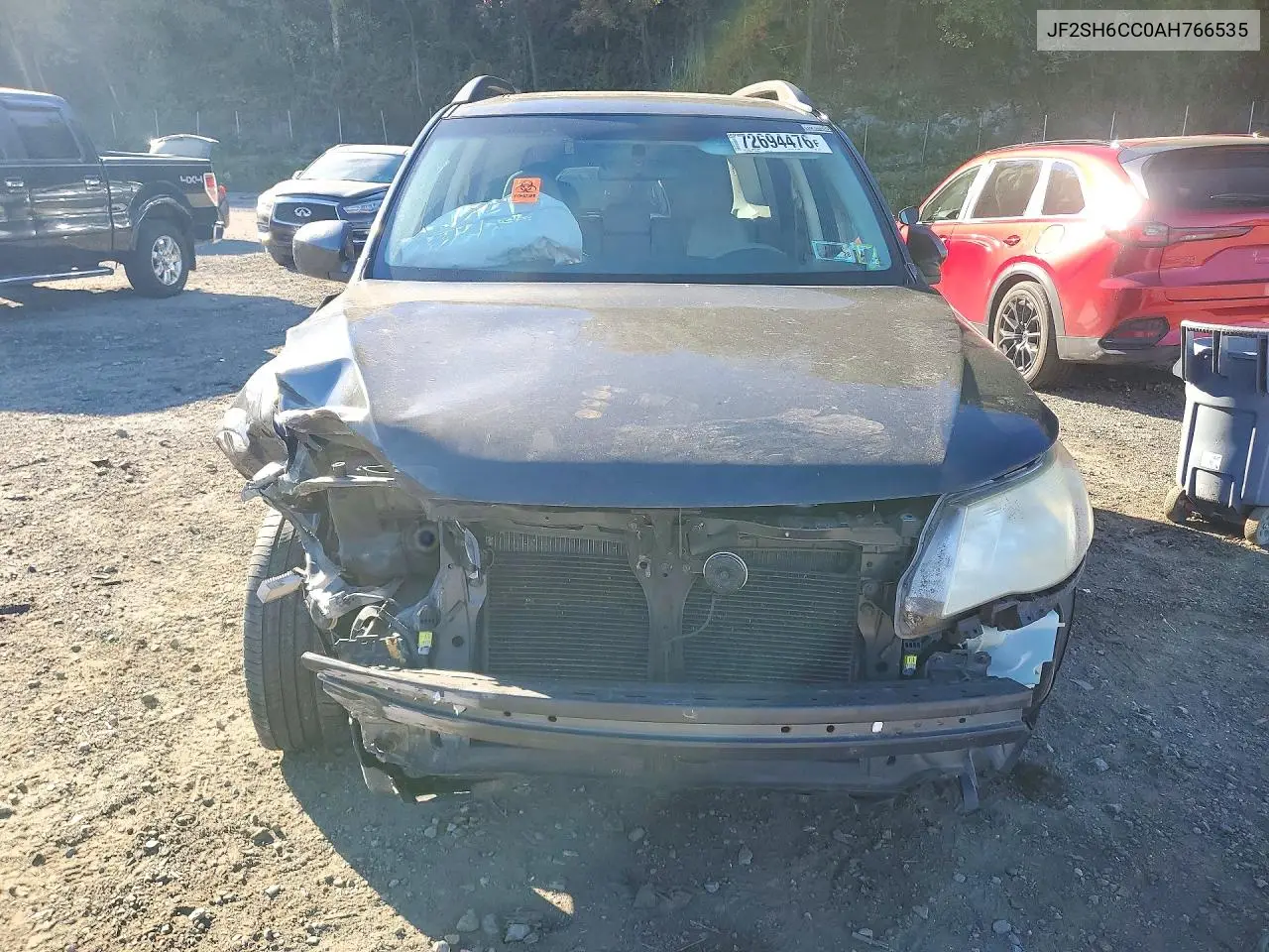 2010 SUBARU FORESTER VIN JF2SH6CC0AH766535 — фото 5
