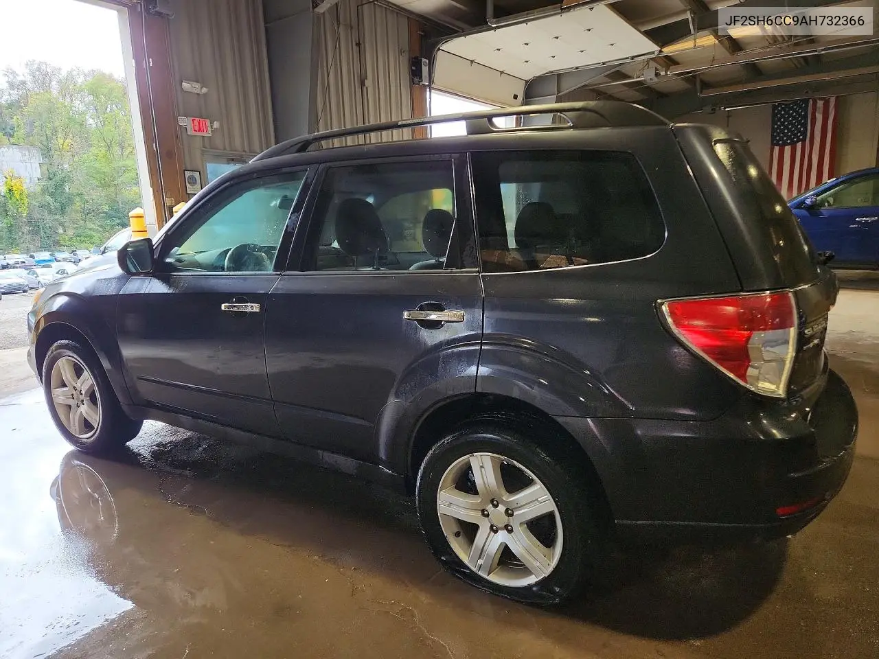 2010 SUBARU FORESTER VIN JF2SH6CC9AH732366 — фото 2