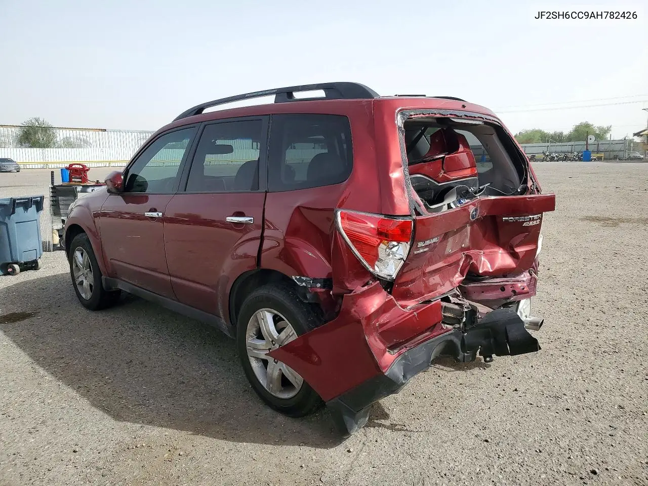2010 SUBARU FORESTER VIN JF2SH6CC9AH782426 — фото 2
