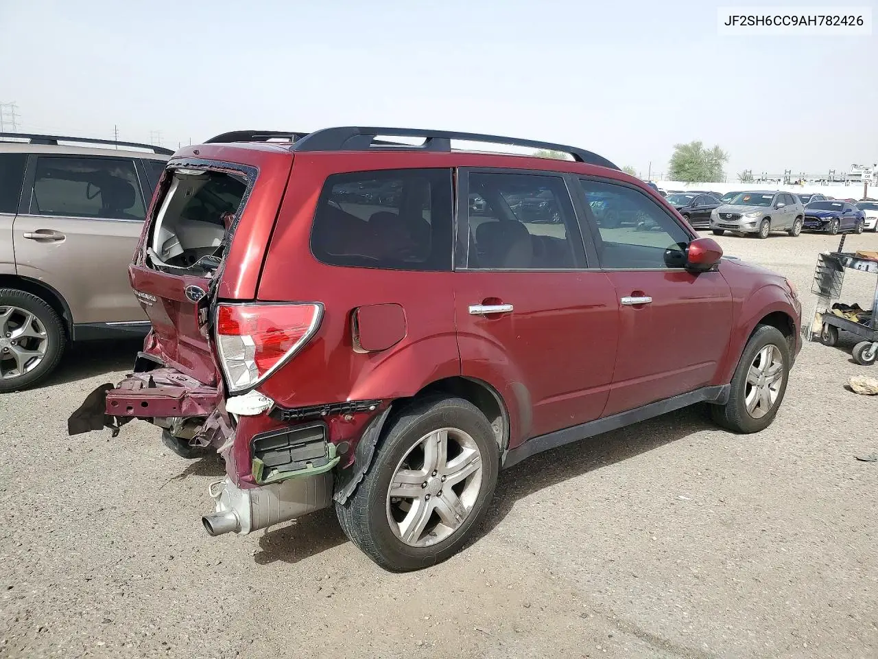 2010 SUBARU FORESTER VIN JF2SH6CC9AH782426 — фото 3