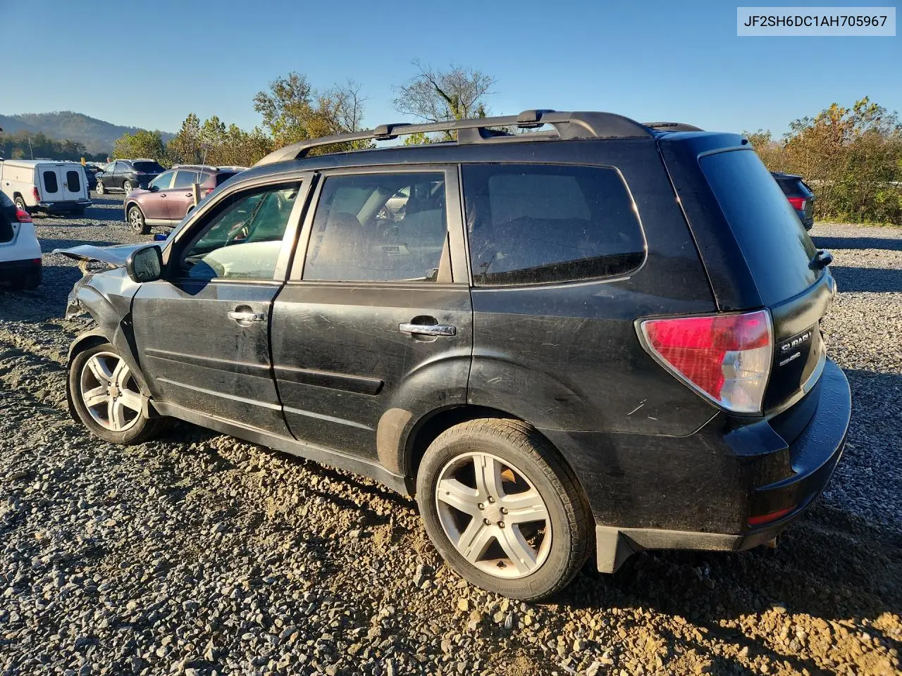 2010 SUBARU FORESTER VIN JF2SH6DC1AH705967 — фото 2
