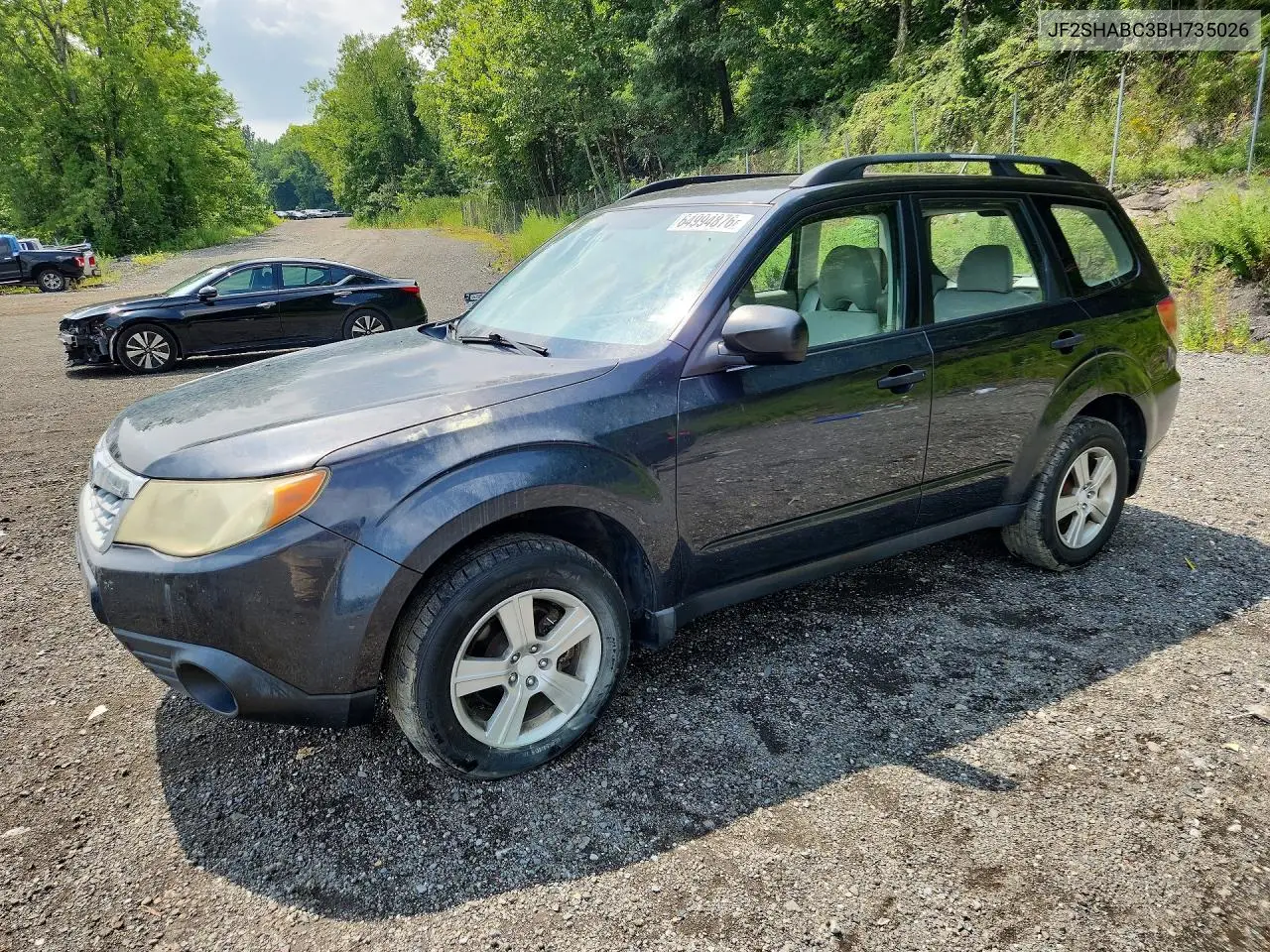 SUBARU FORESTER 2011, VIN JF2SHABC3BH735026