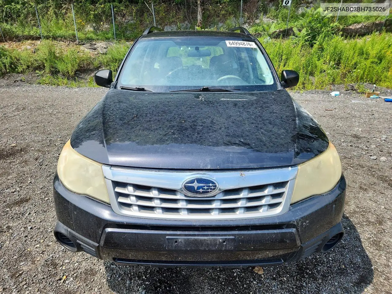 2011 SUBARU FORESTER VIN JF2SHABC3BH735026 — фото 5