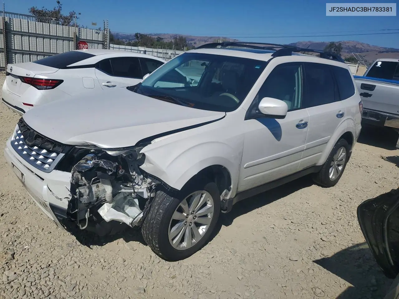 SUBARU FORESTER 2011, VIN JF2SHADC3BH783381