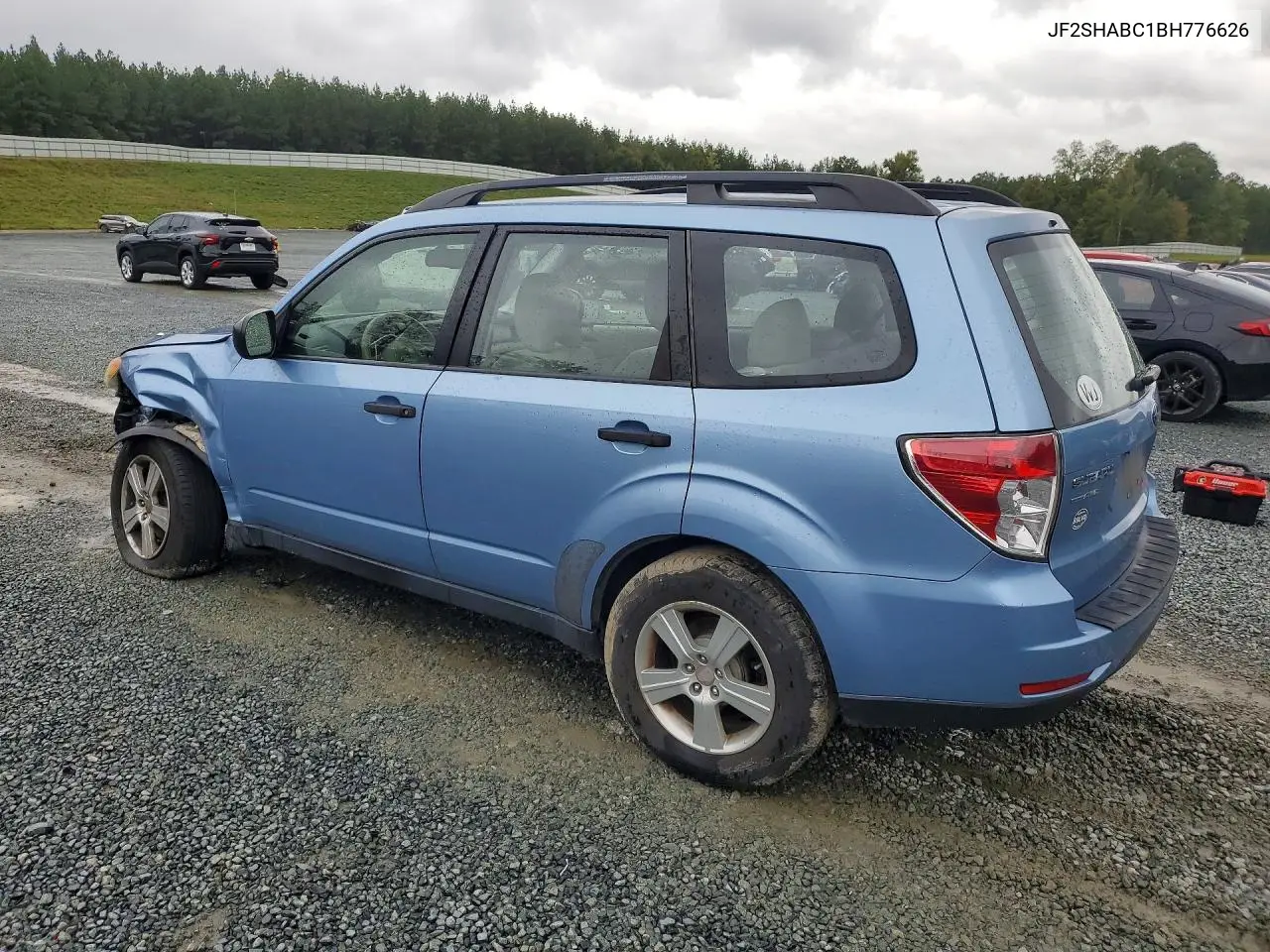2011 SUBARU FORESTER VIN JF2SHABC1BH776626 — фото 2