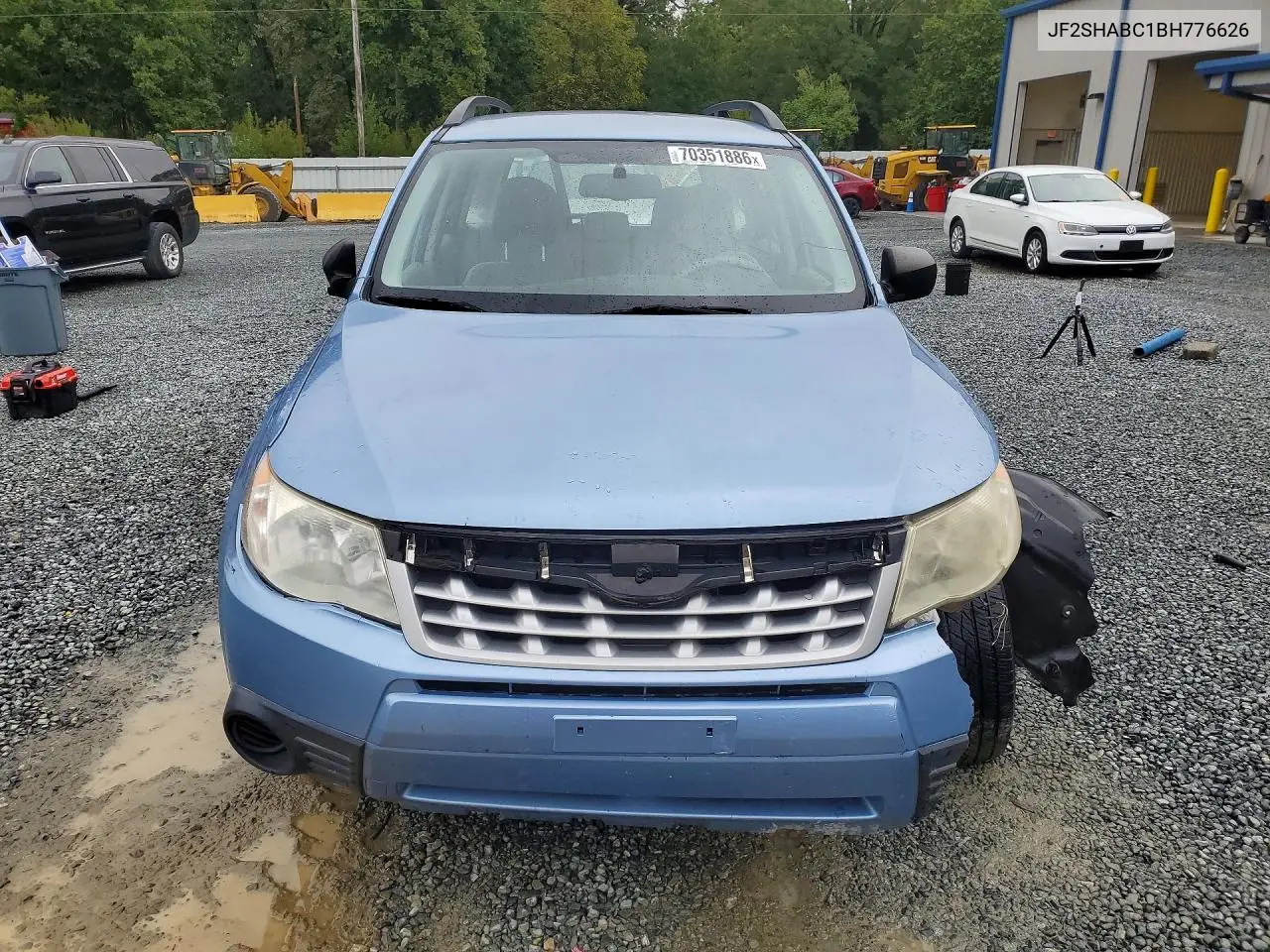 2011 SUBARU FORESTER VIN JF2SHABC1BH776626 — фото 5