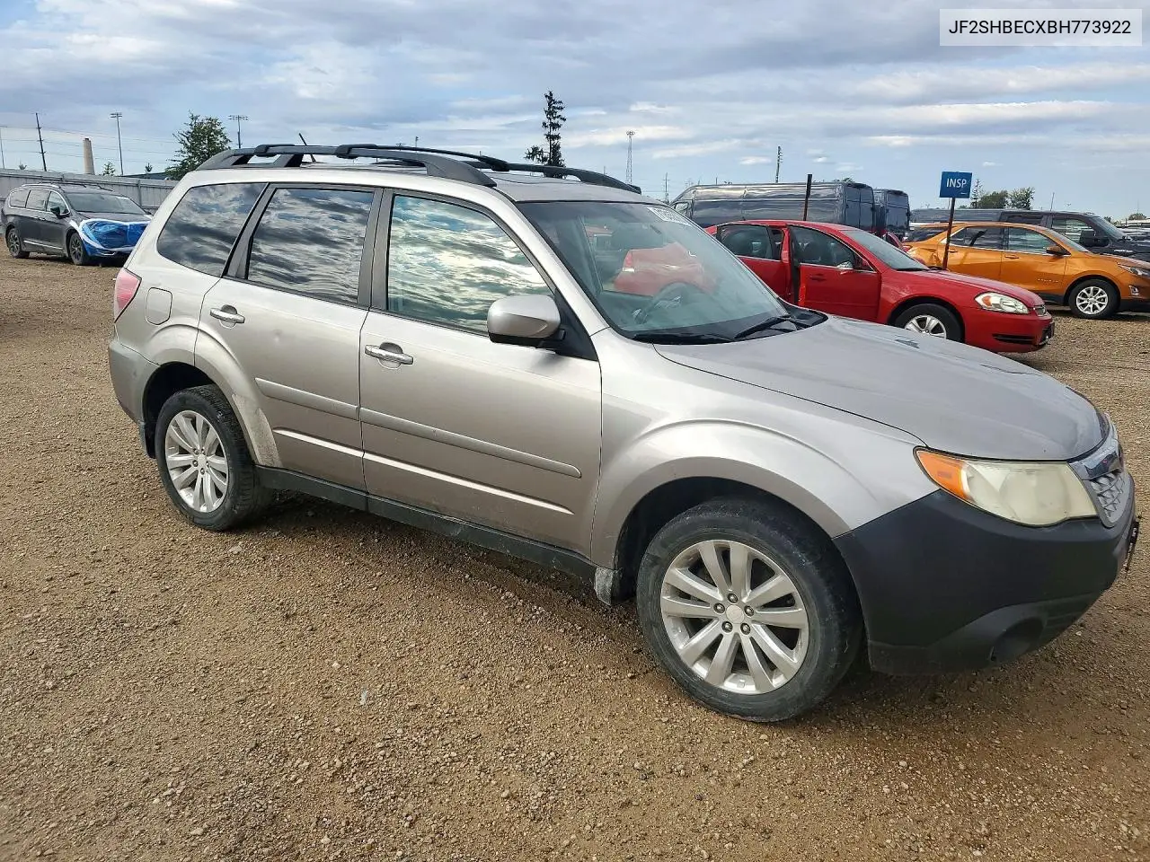 2011 SUBARU FORESTER VIN JF2SHBECXBH773922 — фото 4