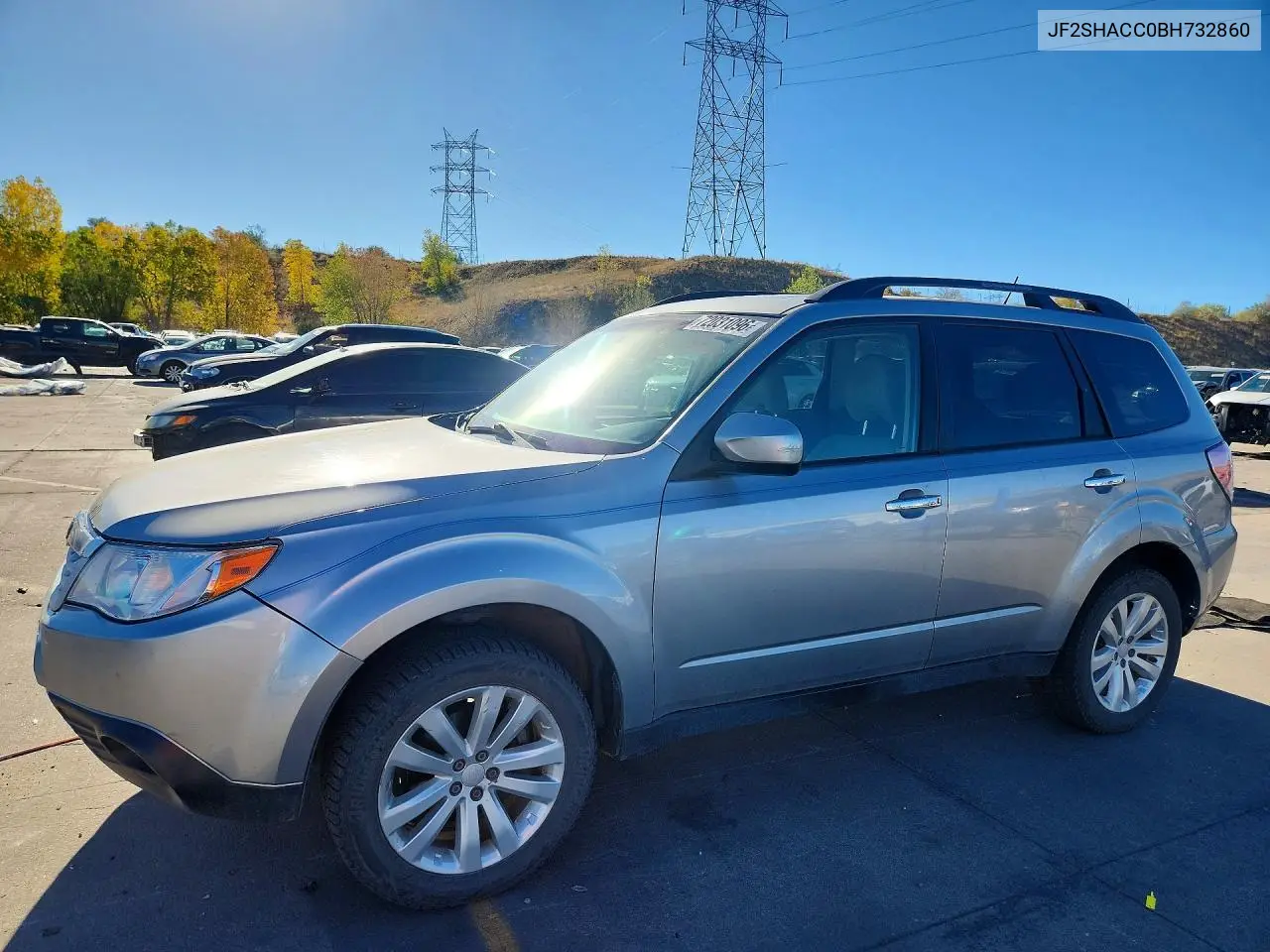 SUBARU FORESTER 2011, VIN JF2SHACC0BH732860