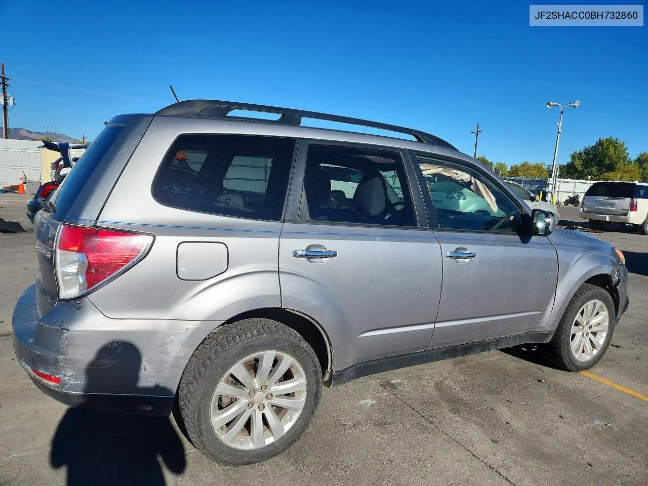 2011 SUBARU FORESTER VIN JF2SHACC0BH732860 — фото 3