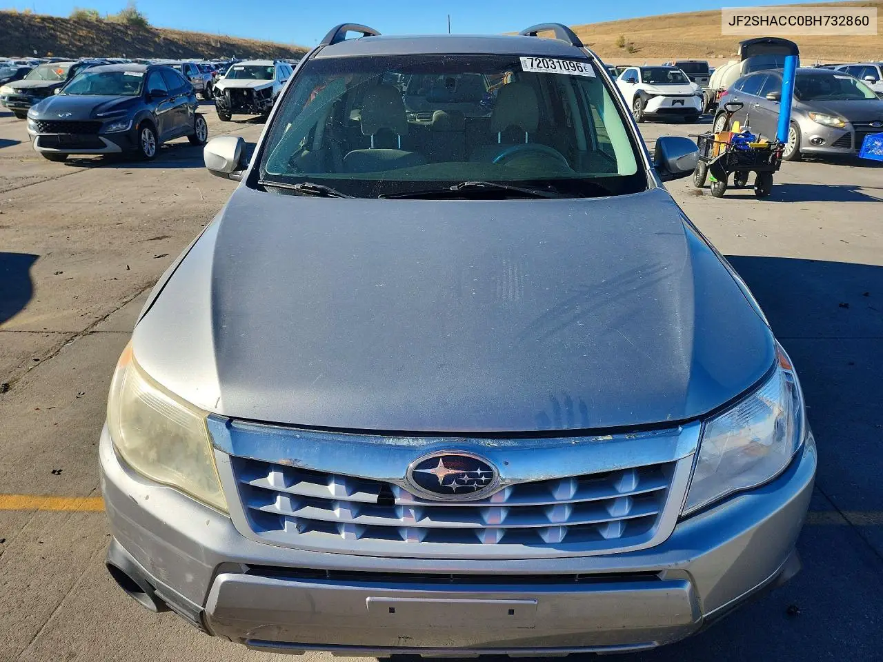 2011 SUBARU FORESTER VIN JF2SHACC0BH732860 — фото 5
