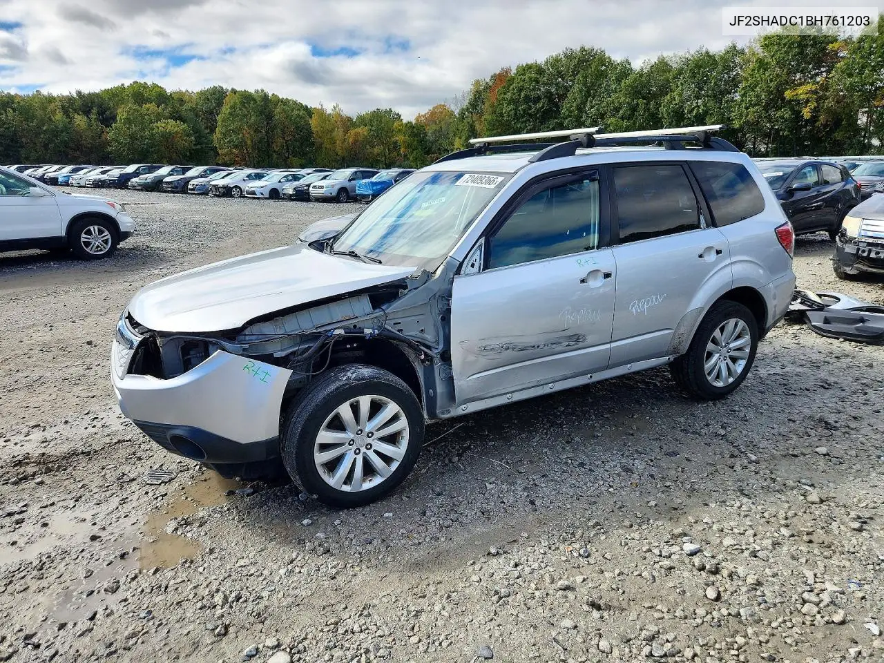 SUBARU FORESTER 2011, VIN JF2SHADC1BH761203