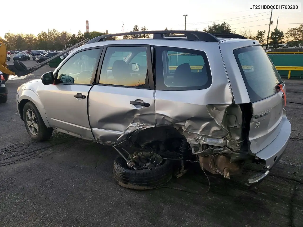 2011 SUBARU FORESTER VIN JF2SHBBC8BH780288 — фото 2