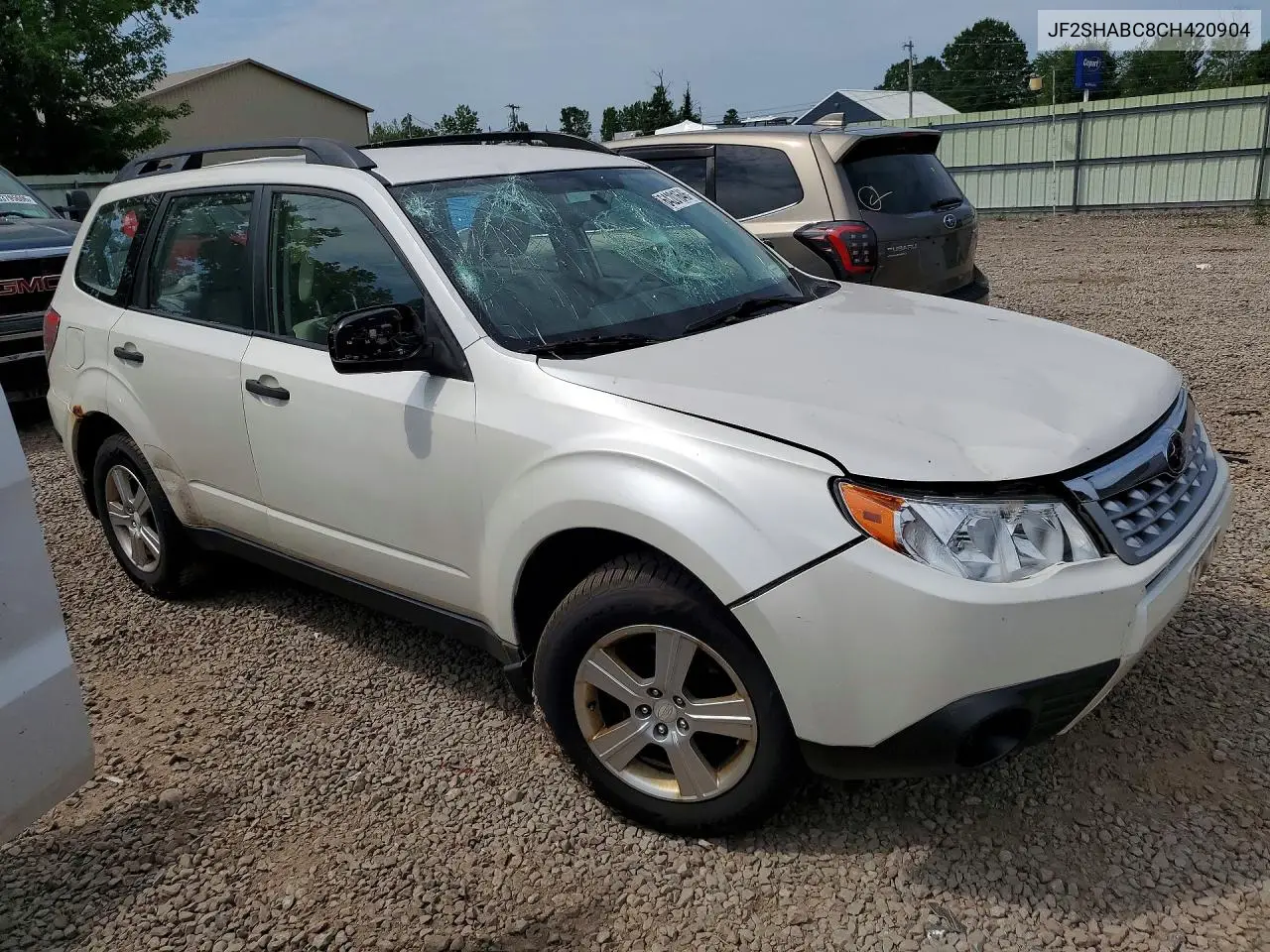 2012 SUBARU FORESTER VIN JF2SHABC8CH420904 — фото 4