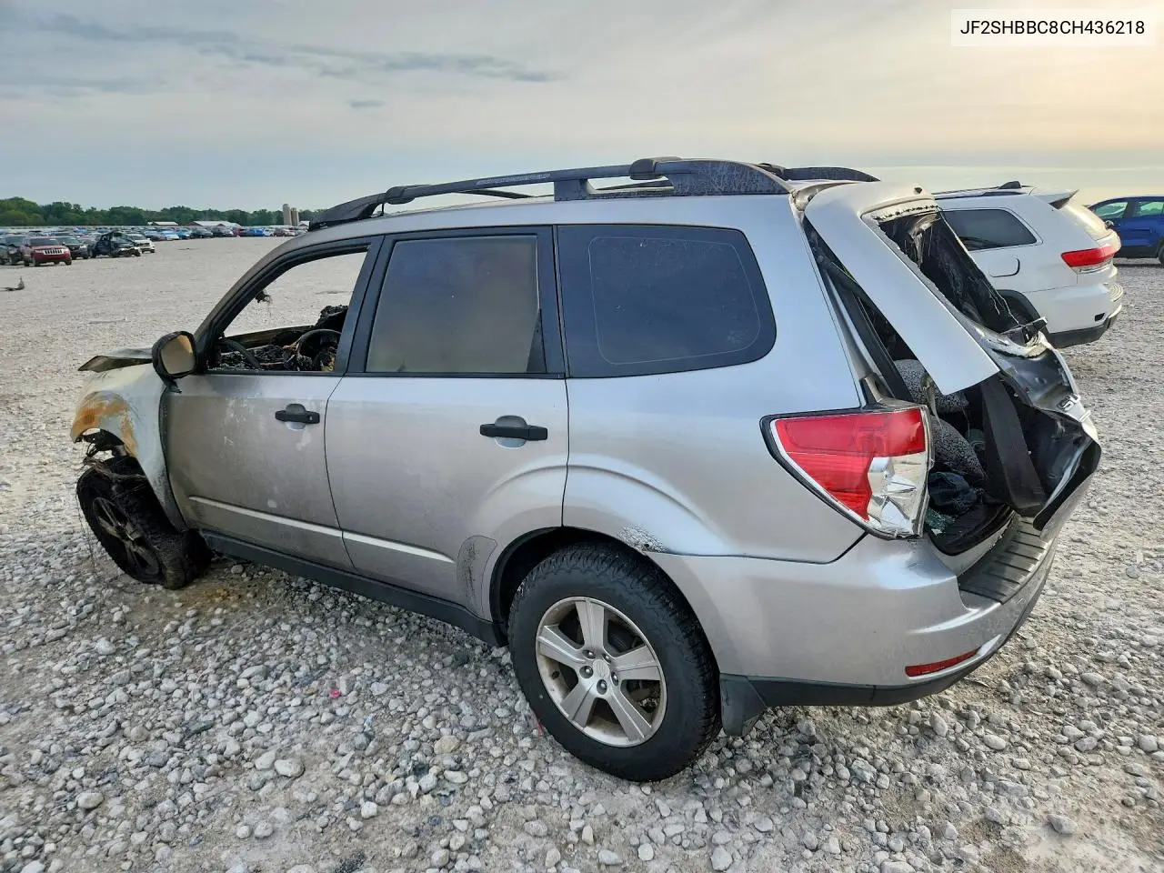 2012 SUBARU FORESTER VIN JF2SHBBC8CH436218 — фото 2