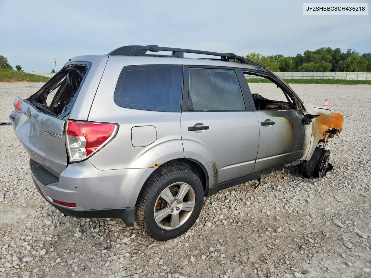 2012 SUBARU FORESTER VIN JF2SHBBC8CH436218 — фото 3