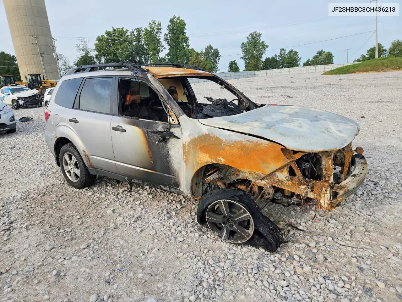 2012 SUBARU FORESTER VIN JF2SHBBC8CH436218 — фото 4