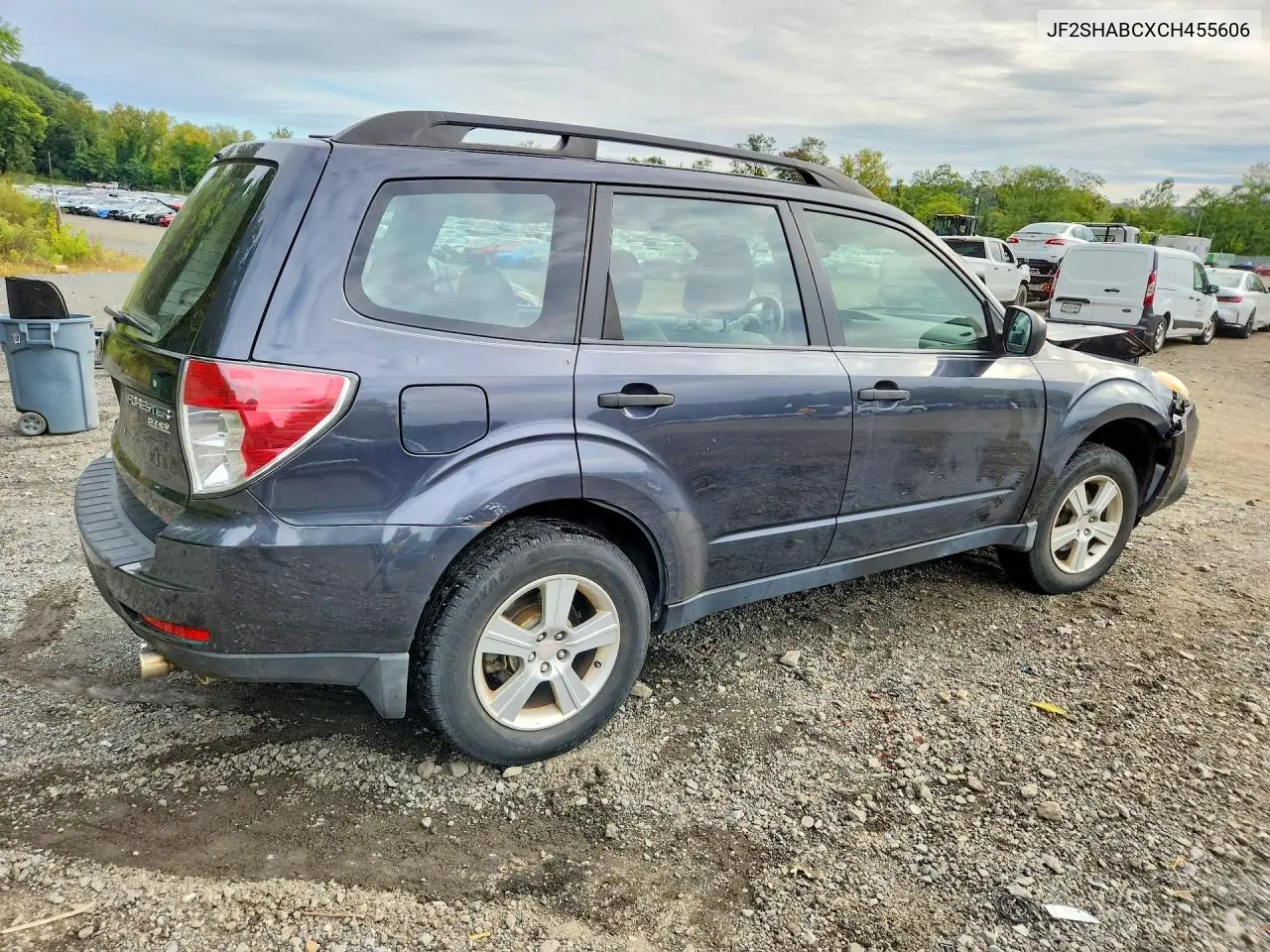2012 SUBARU FORESTER VIN JF2SHABCXCH455606 — фото 3