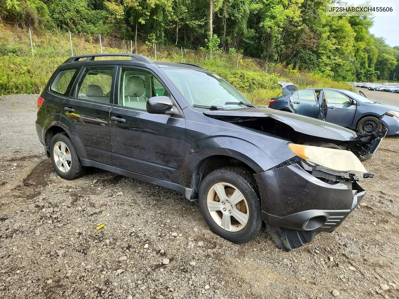 2012 SUBARU FORESTER VIN JF2SHABCXCH455606 — фото 4