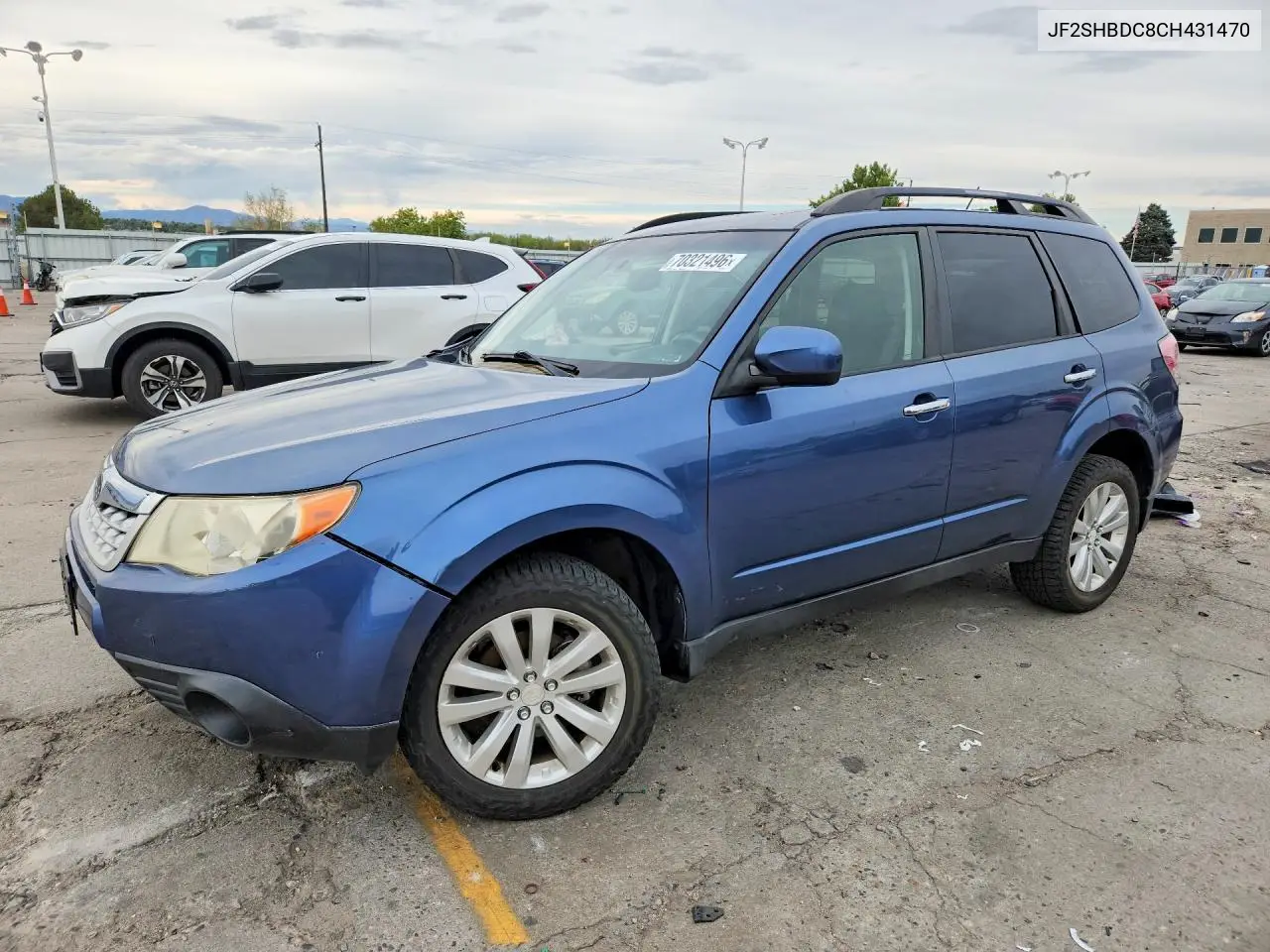 SUBARU FORESTER 2012, VIN JF2SHBDC8CH431470