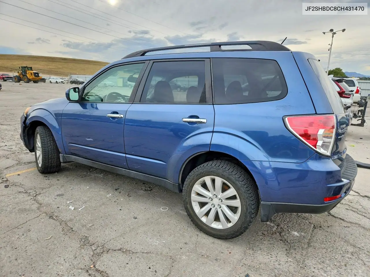 2012 SUBARU FORESTER VIN JF2SHBDC8CH431470 — фото 2