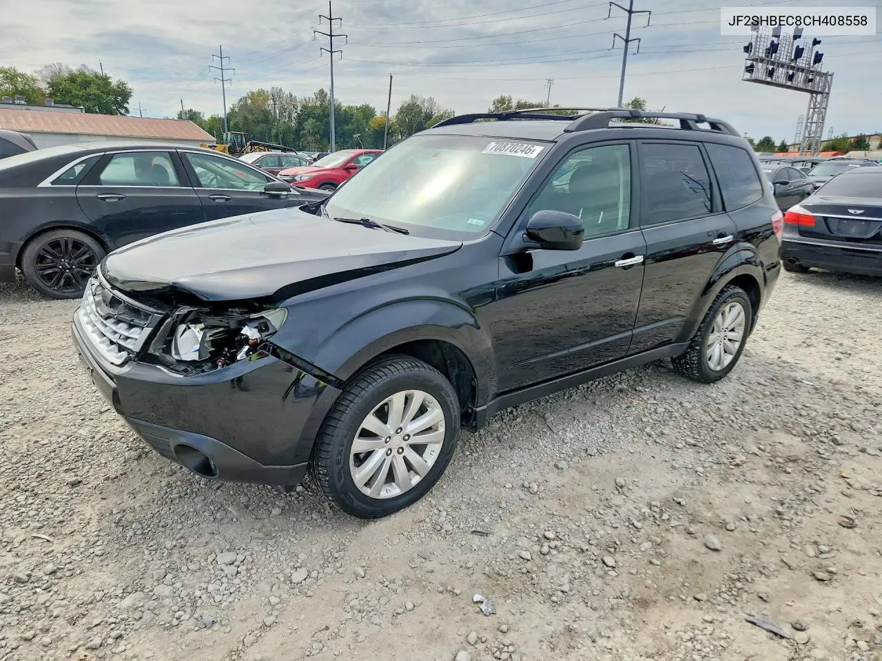 SUBARU FORESTER 2012, VIN JF2SHBEC8CH408558