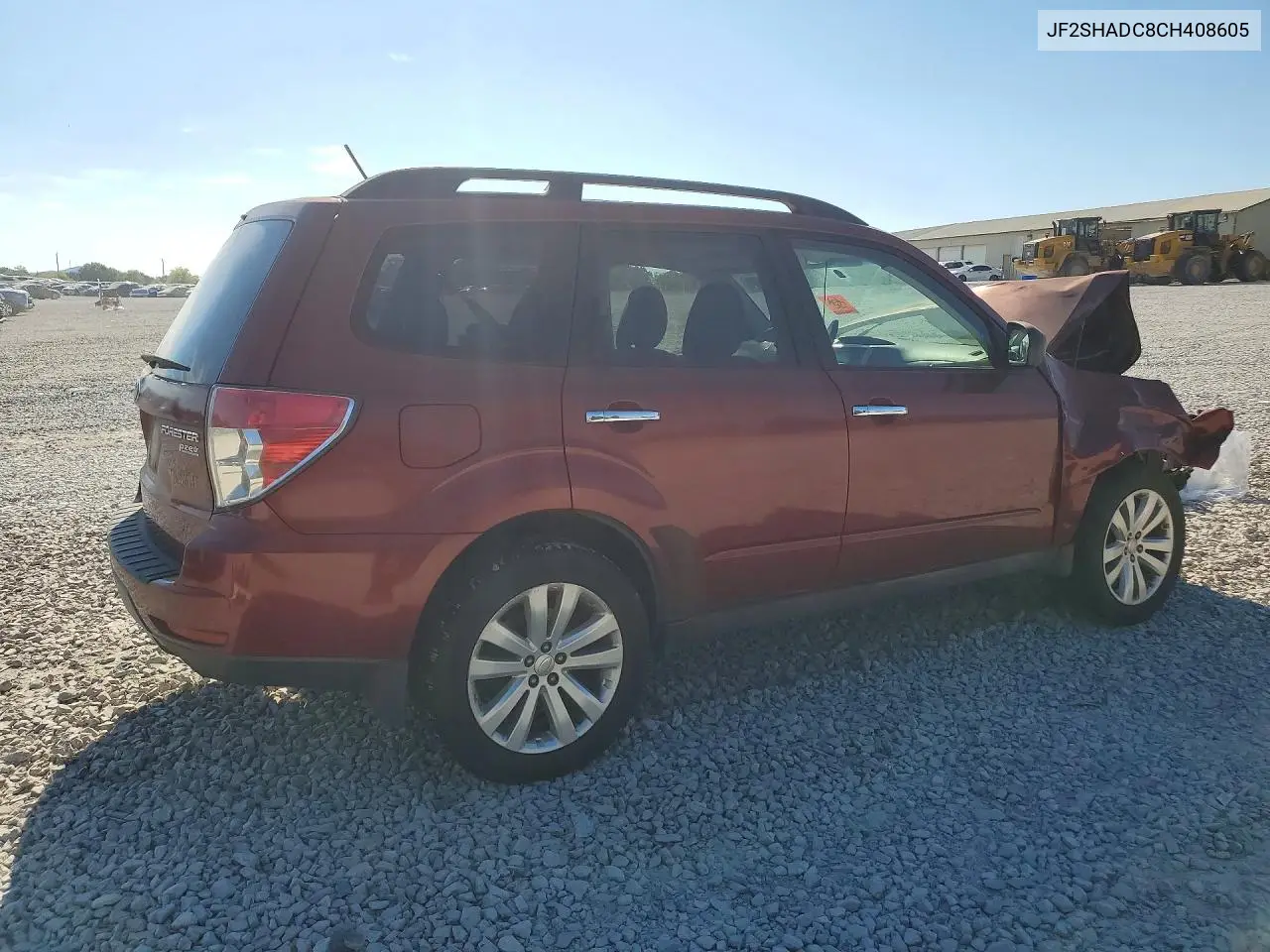 2012 SUBARU FORESTER VIN JF2SHADC8CH408605 — фото 3