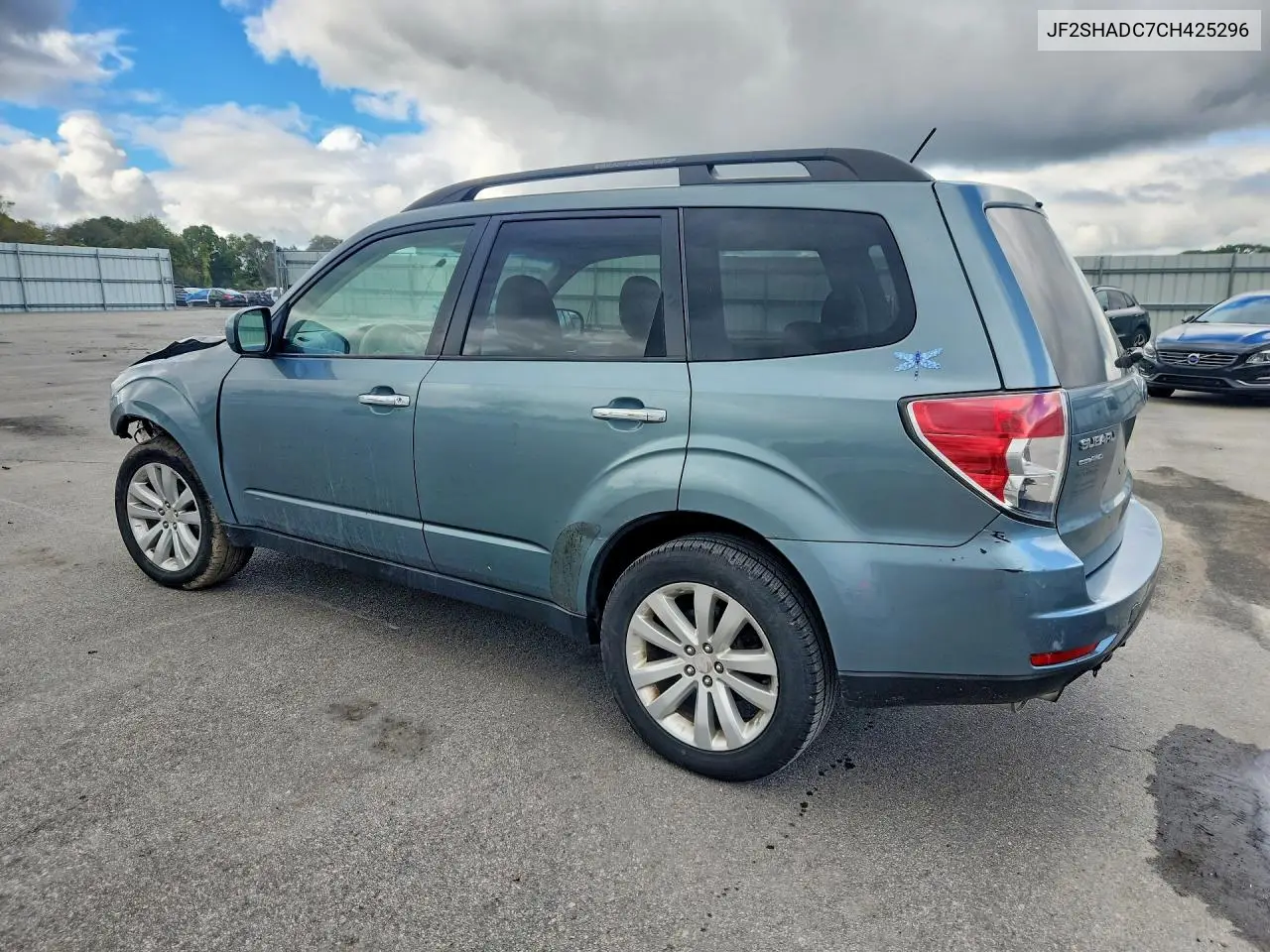 2012 SUBARU FORESTER VIN JF2SHADC7CH425296 — фото 2