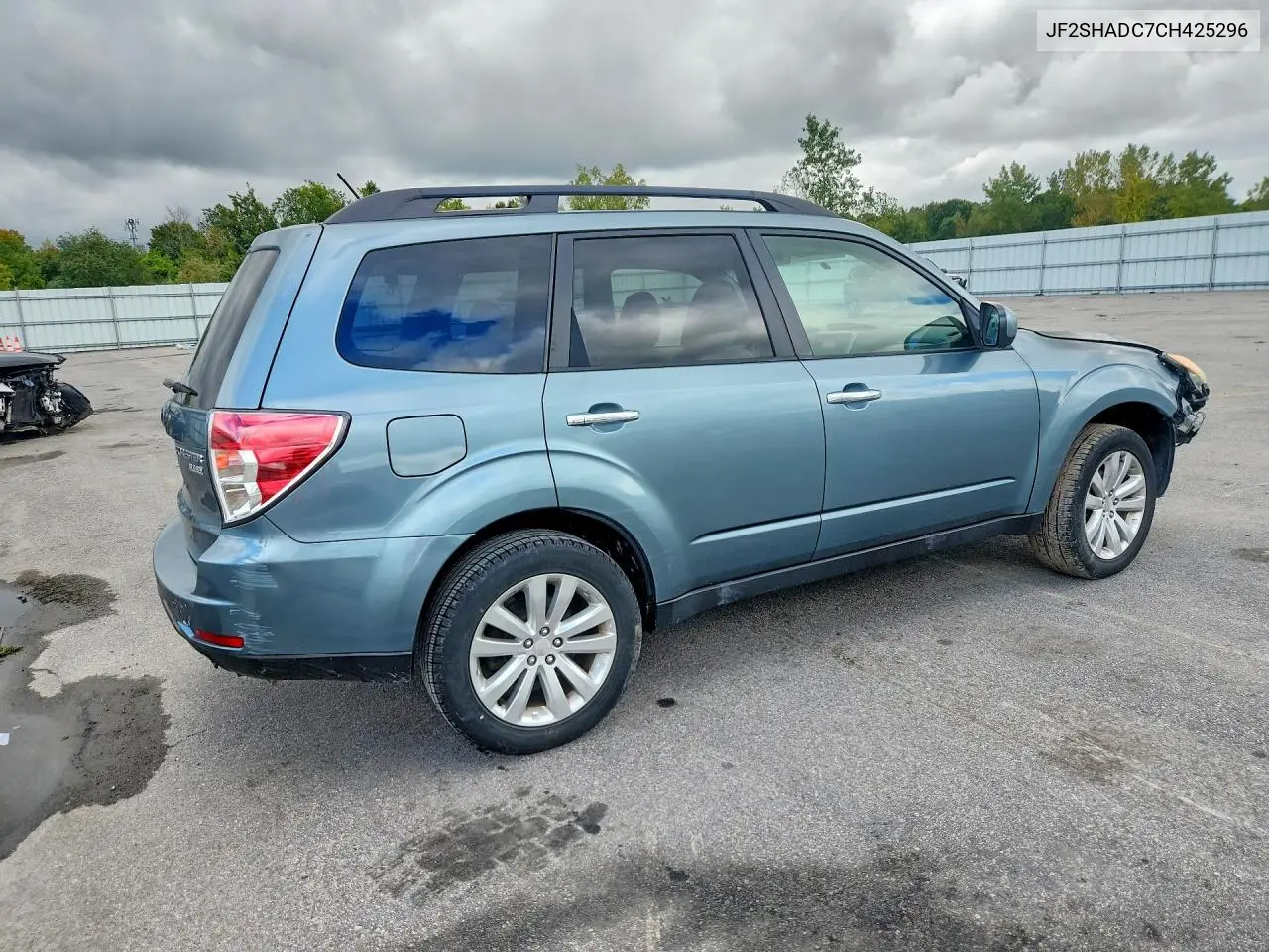 2012 SUBARU FORESTER VIN JF2SHADC7CH425296 — фото 3