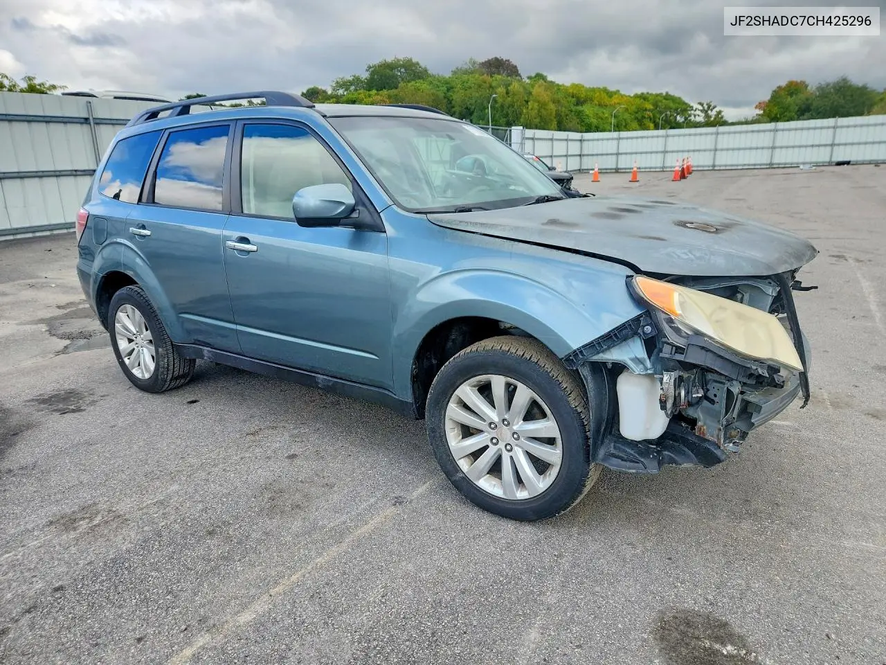 2012 SUBARU FORESTER VIN JF2SHADC7CH425296 — фото 4