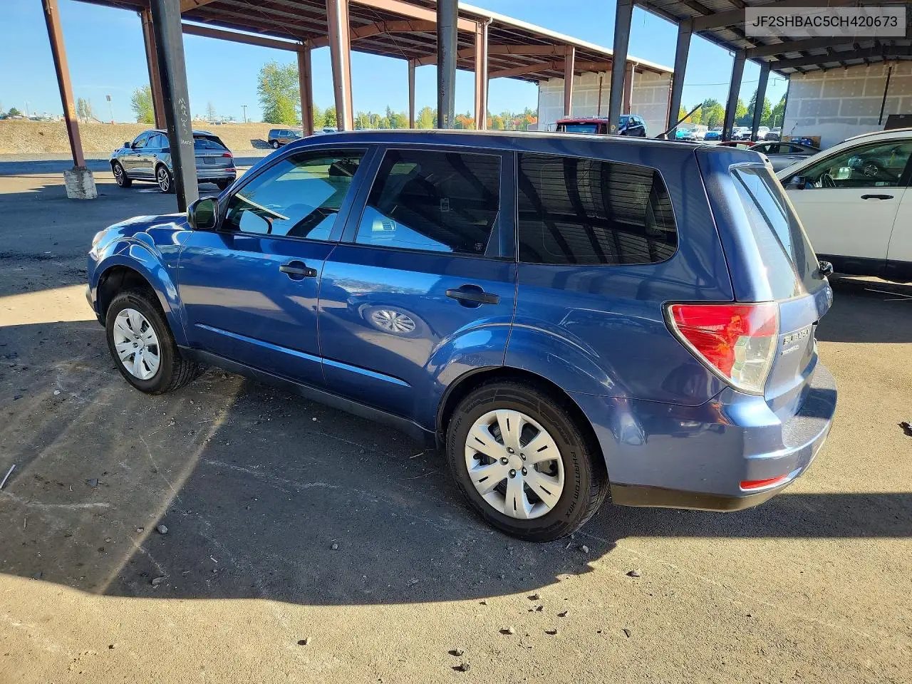 2012 SUBARU FORESTER VIN JF2SHBAC5CH420673 — фото 2