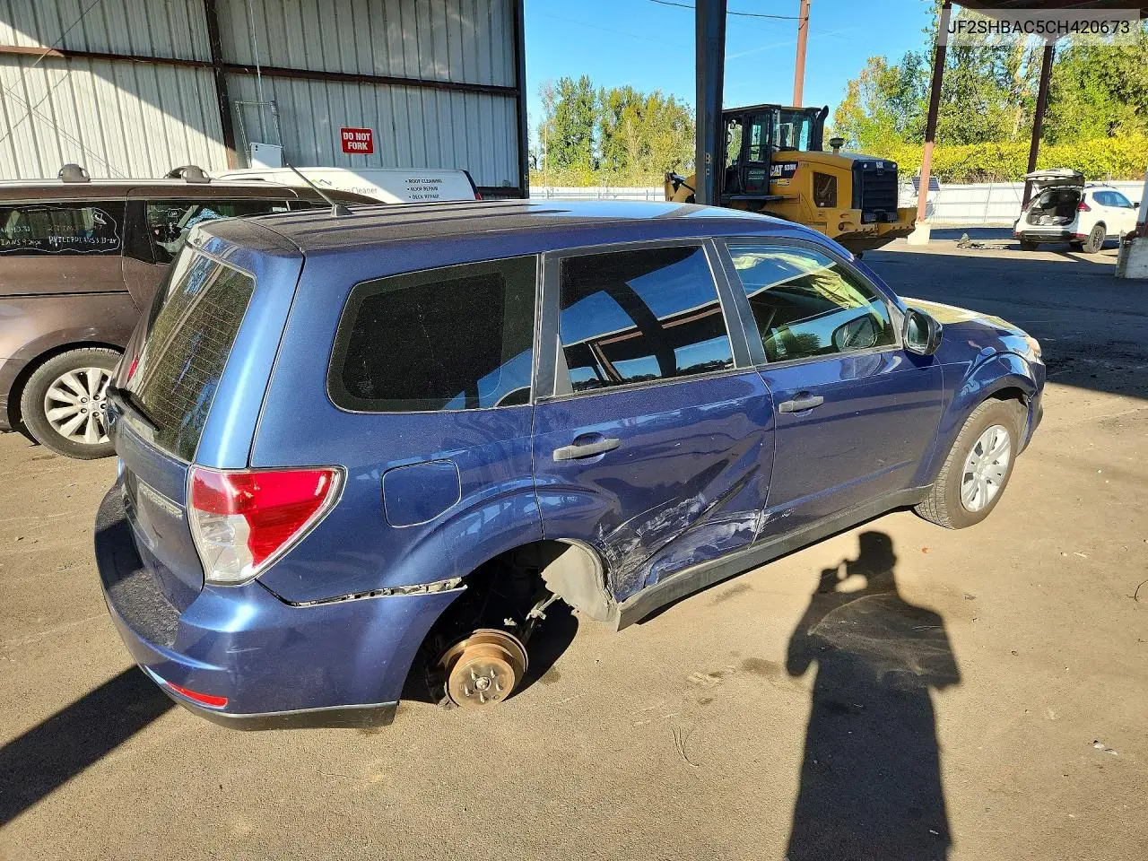 2012 SUBARU FORESTER VIN JF2SHBAC5CH420673 — фото 3