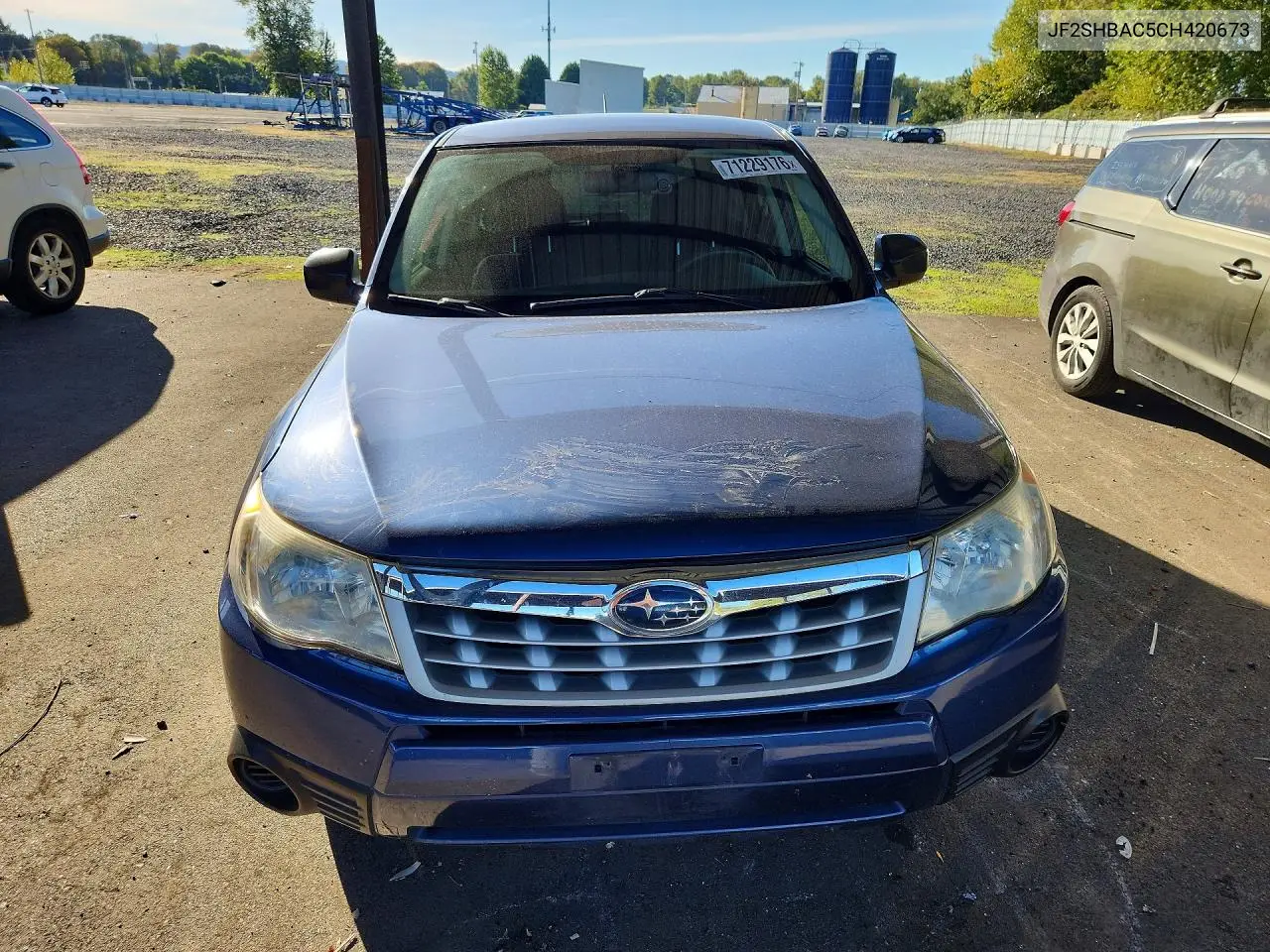 2012 SUBARU FORESTER VIN JF2SHBAC5CH420673 — фото 5