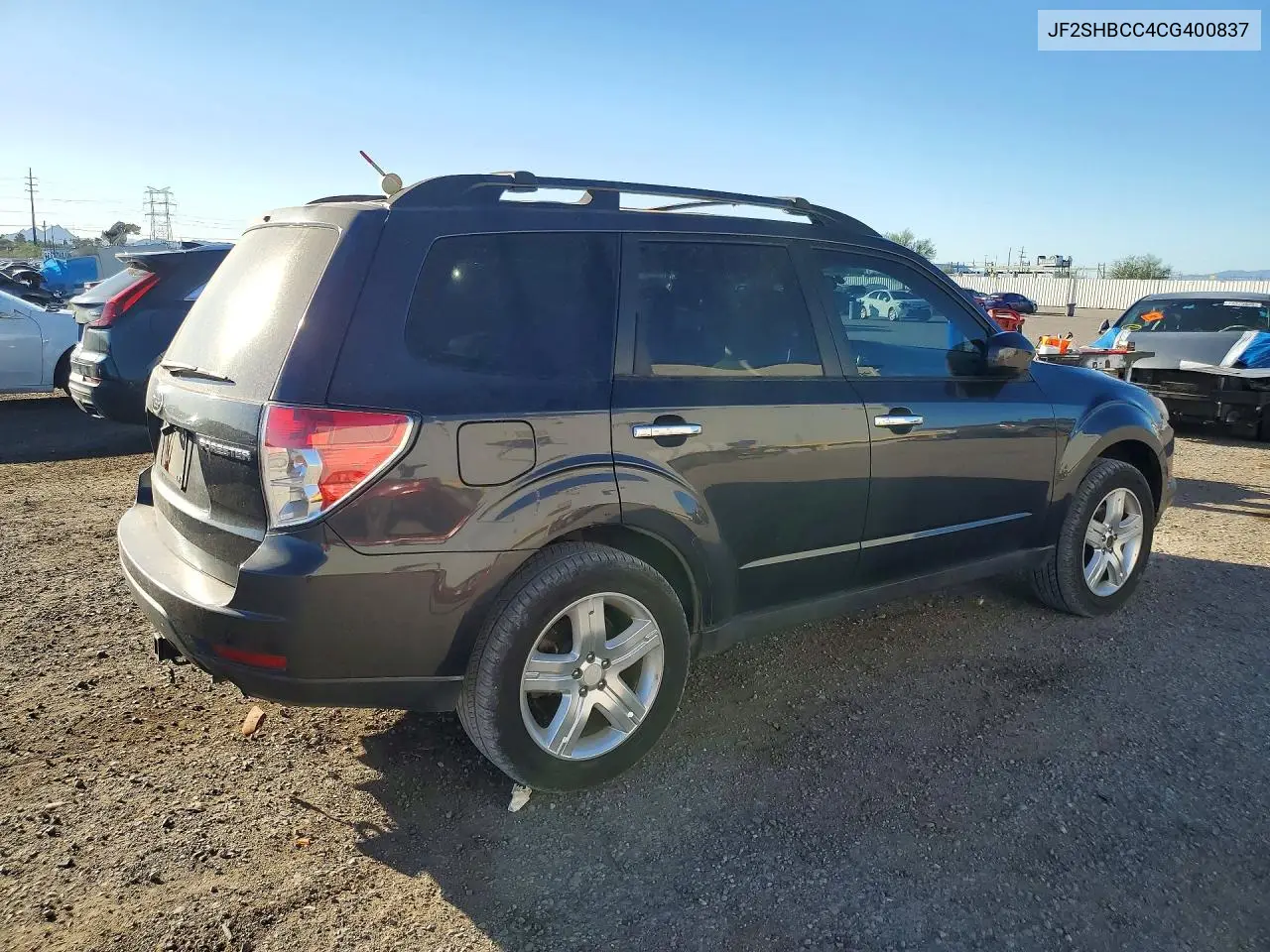 2012 SUBARU FORESTER VIN JF2SHBCC4CG400837 — фото 3