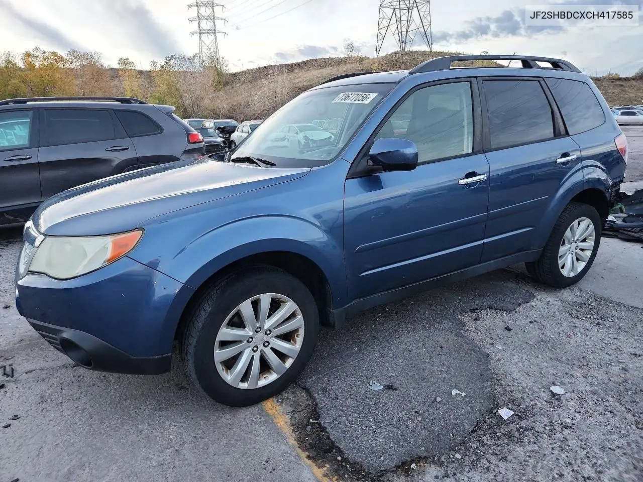 SUBARU FORESTER 2012, VIN JF2SHBDCXCH417585