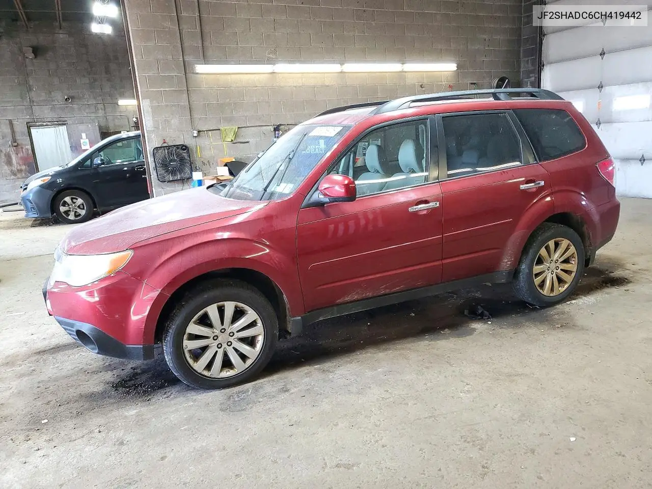 SUBARU FORESTER 2012, VIN JF2SHADC6CH419442