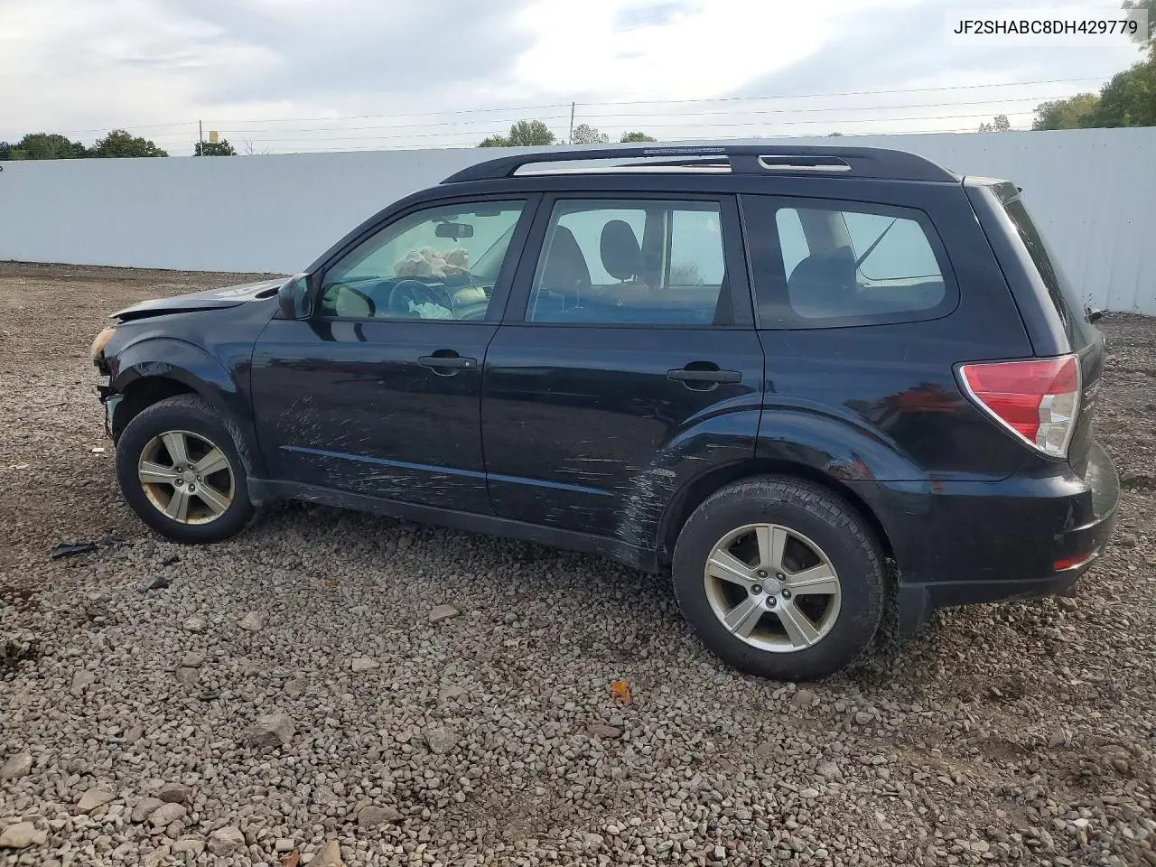 2013 SUBARU FORESTER VIN JF2SHABC8DH429779 — фото 2