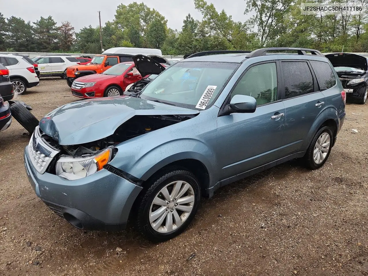SUBARU FORESTER 2013, VIN JF2SHADC5DH411186