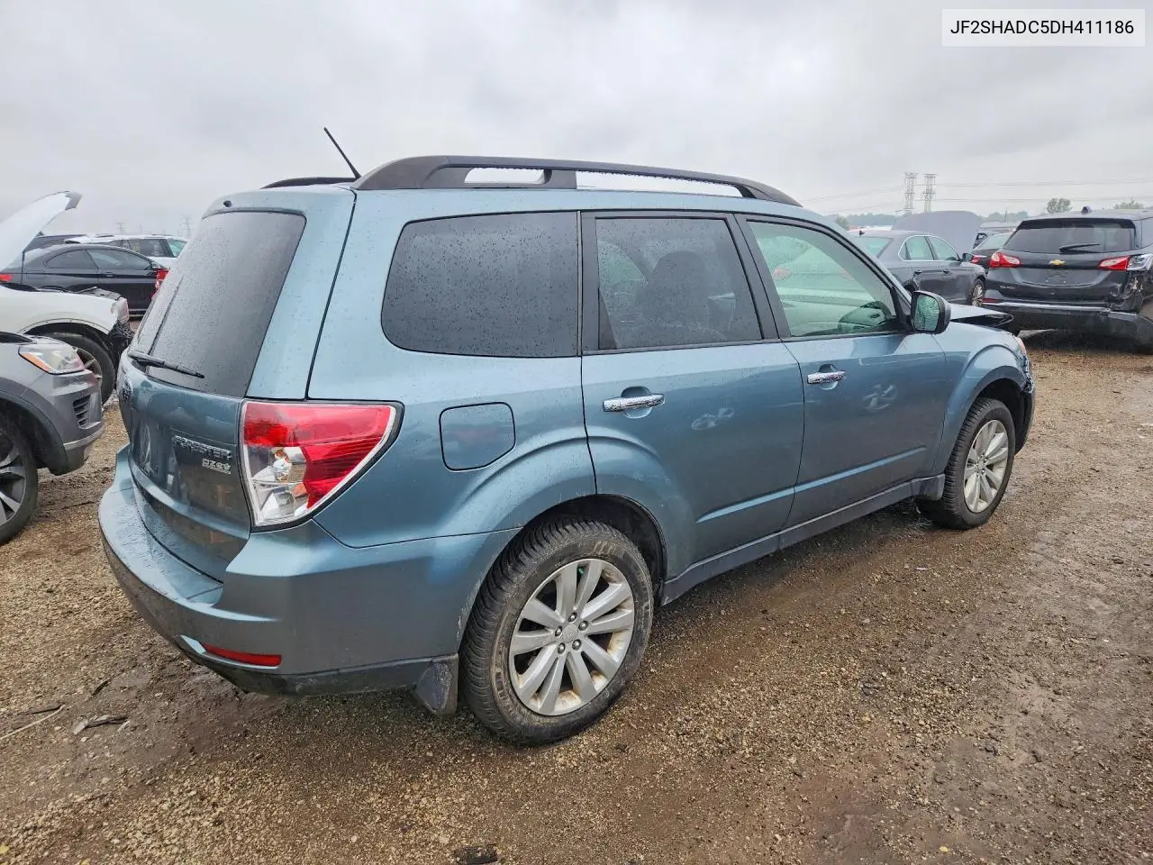2013 SUBARU FORESTER VIN JF2SHADC5DH411186 — фото 3