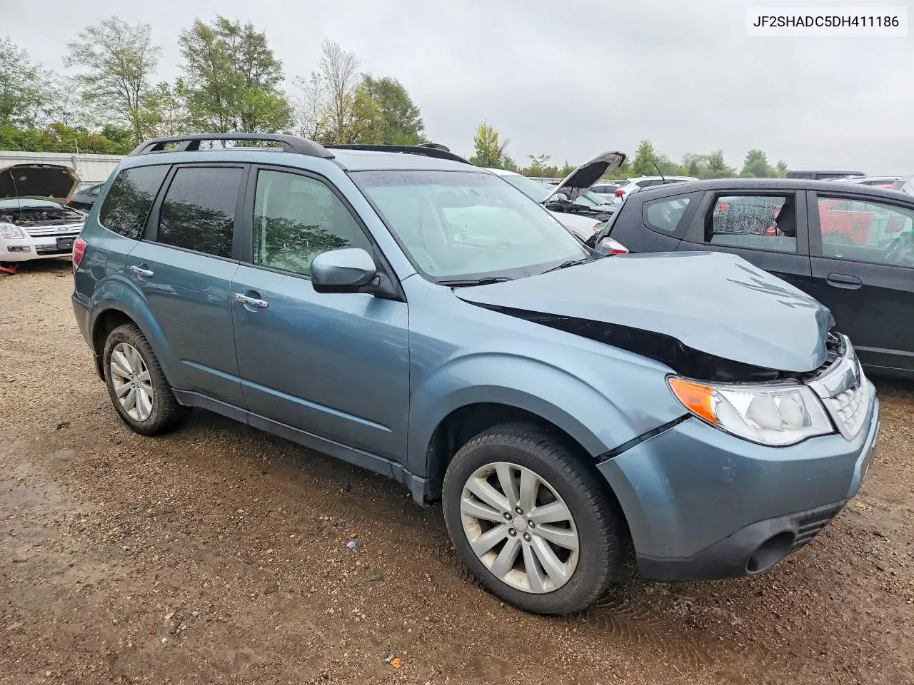 2013 SUBARU FORESTER VIN JF2SHADC5DH411186 — фото 4