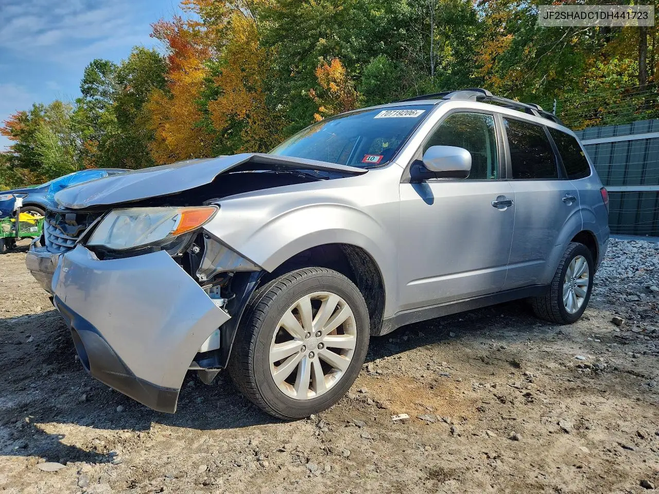2013 SUBARU FORESTER VIN JF2SHADC1DH441723 — фото 2