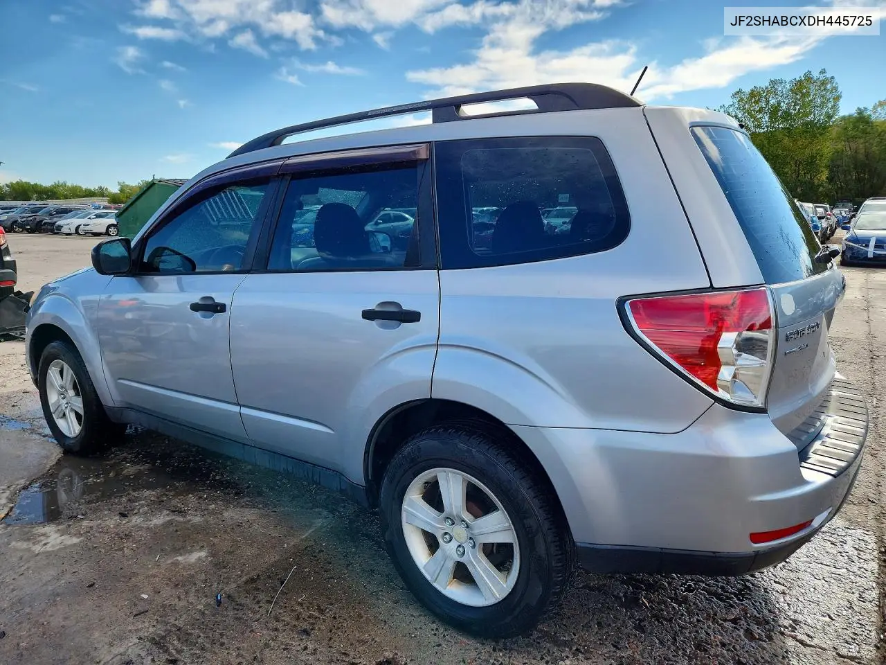 2013 SUBARU FORESTER VIN JF2SHABCXDH445725 — фото 2
