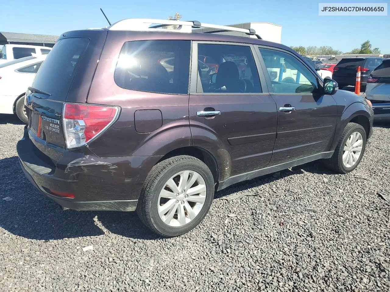 2013 SUBARU FORESTER VIN JF2SHAGC7DH406650 — фото 3