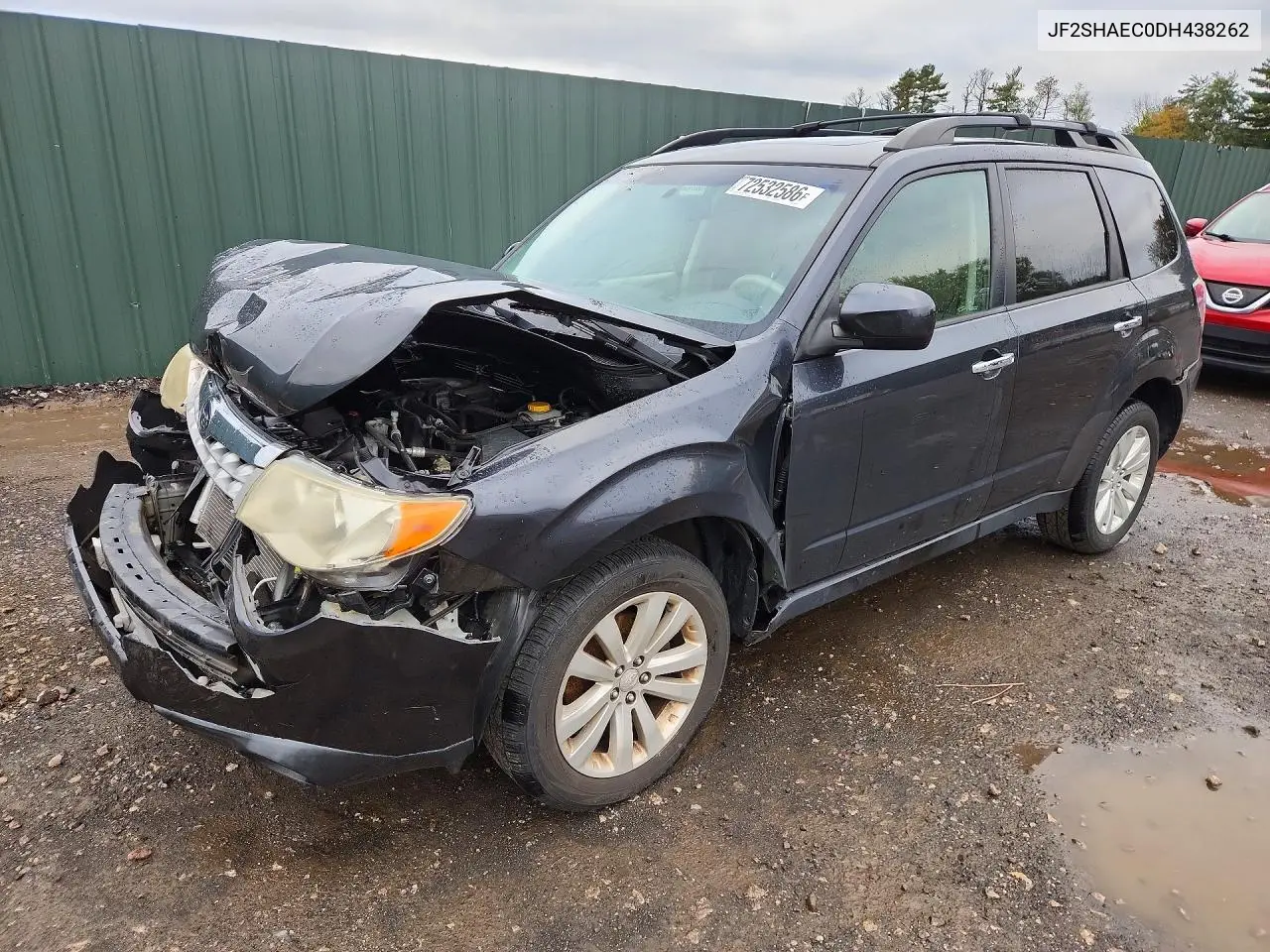 SUBARU FORESTER 2013, VIN JF2SHAEC0DH438262