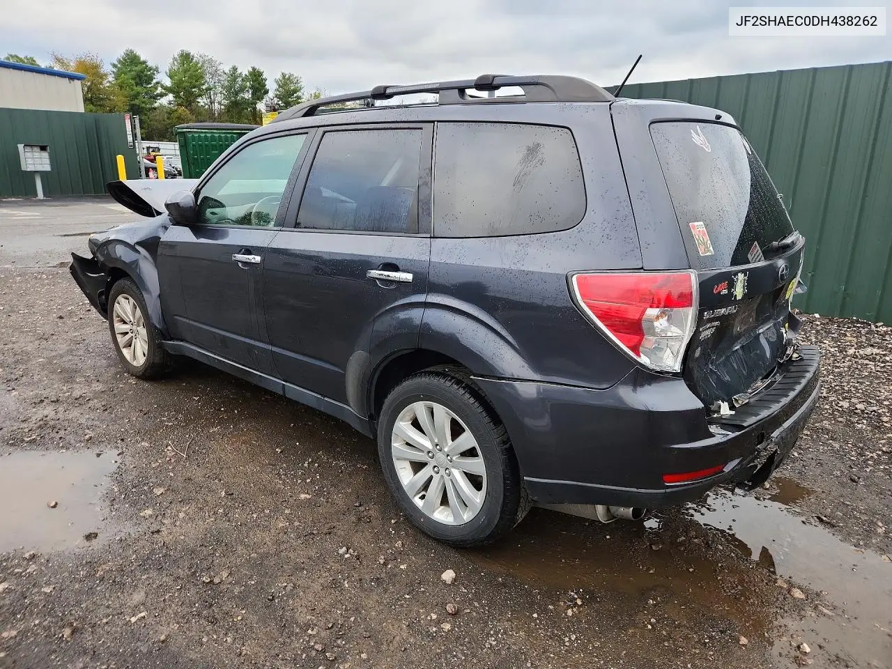 2013 SUBARU FORESTER VIN JF2SHAEC0DH438262 — фото 2