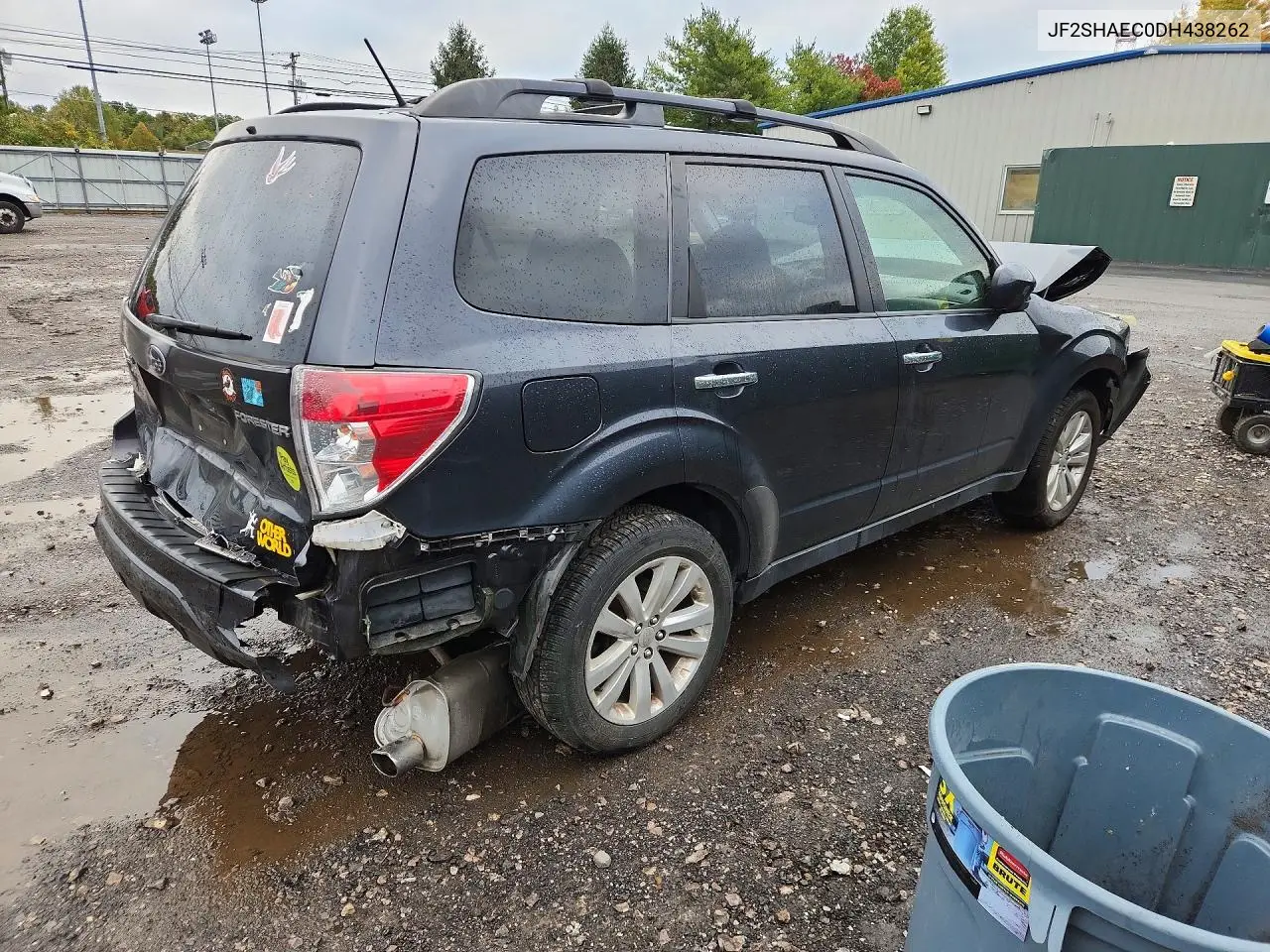 2013 SUBARU FORESTER VIN JF2SHAEC0DH438262 — фото 3